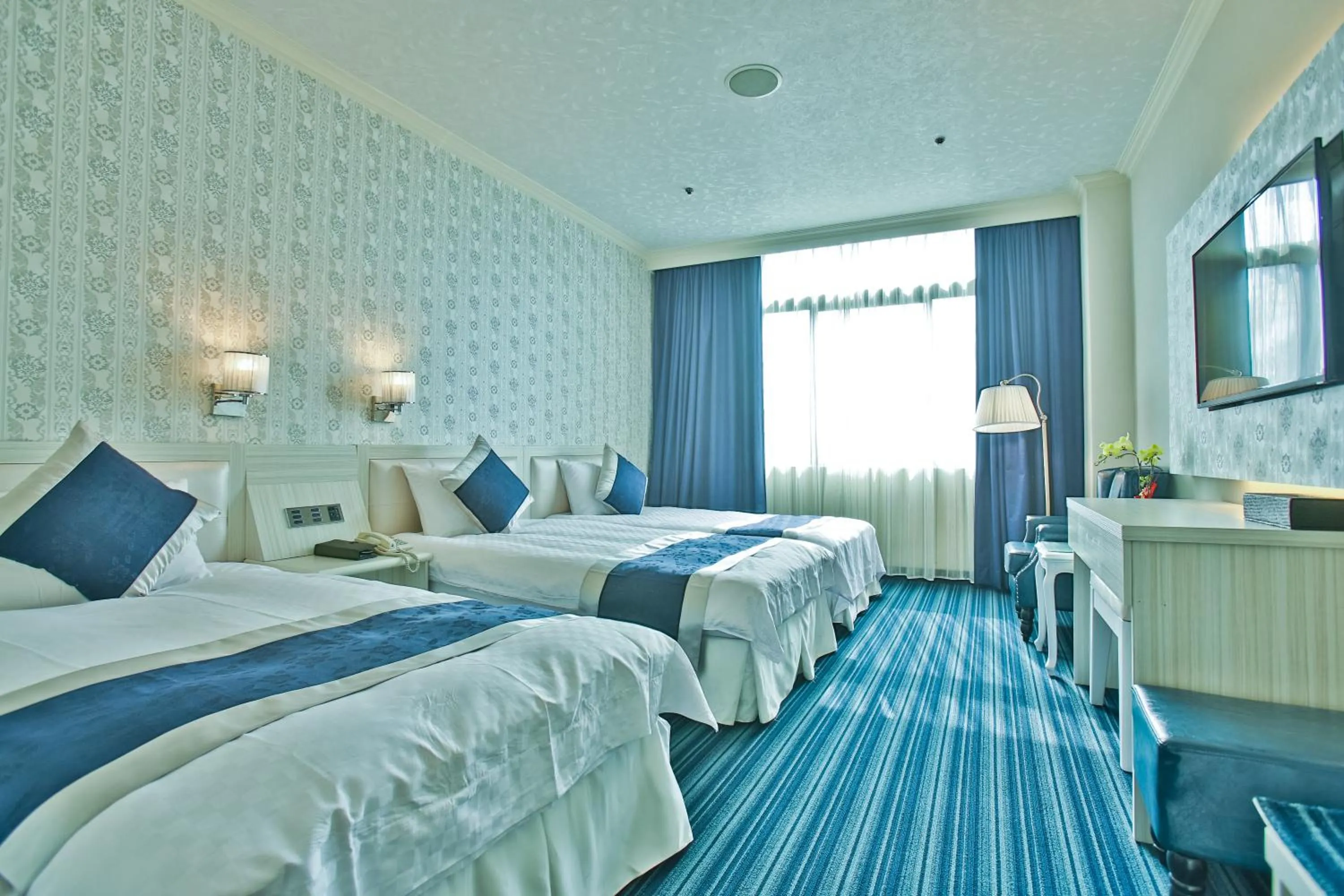 Bed in Hotel River Kinmen