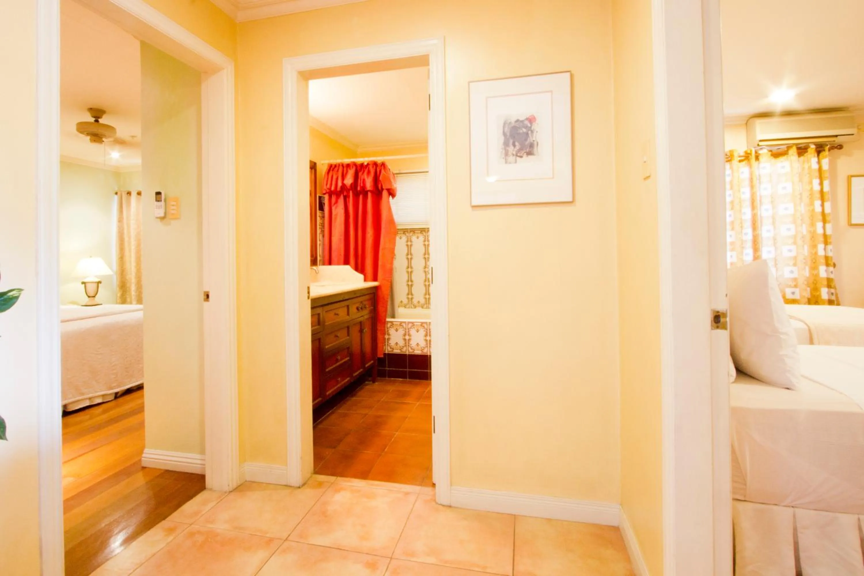 Bed in Sophia Suites Residence Hotel