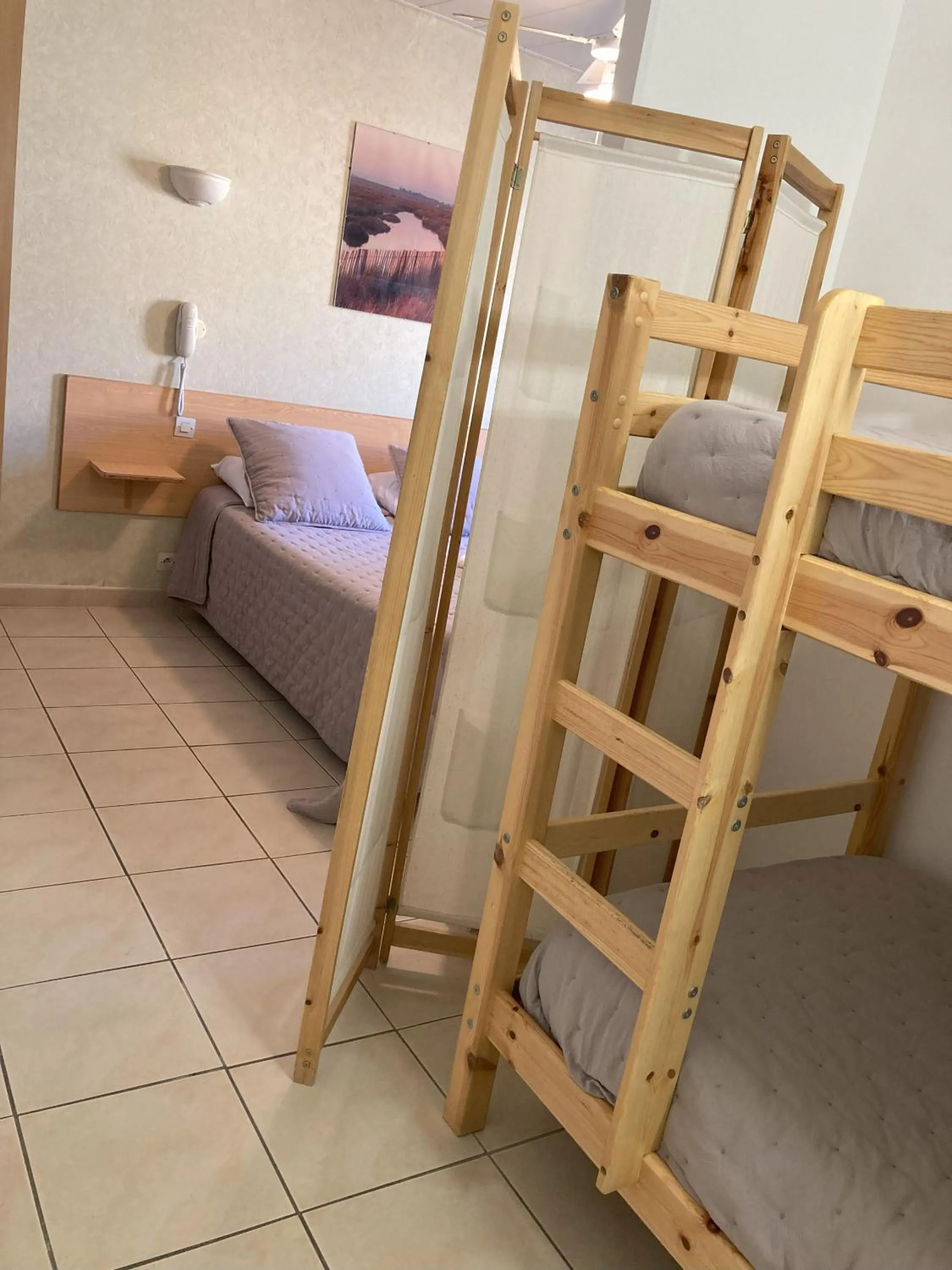 Photo of the whole room, Bed in Hôtel Le Gambetta