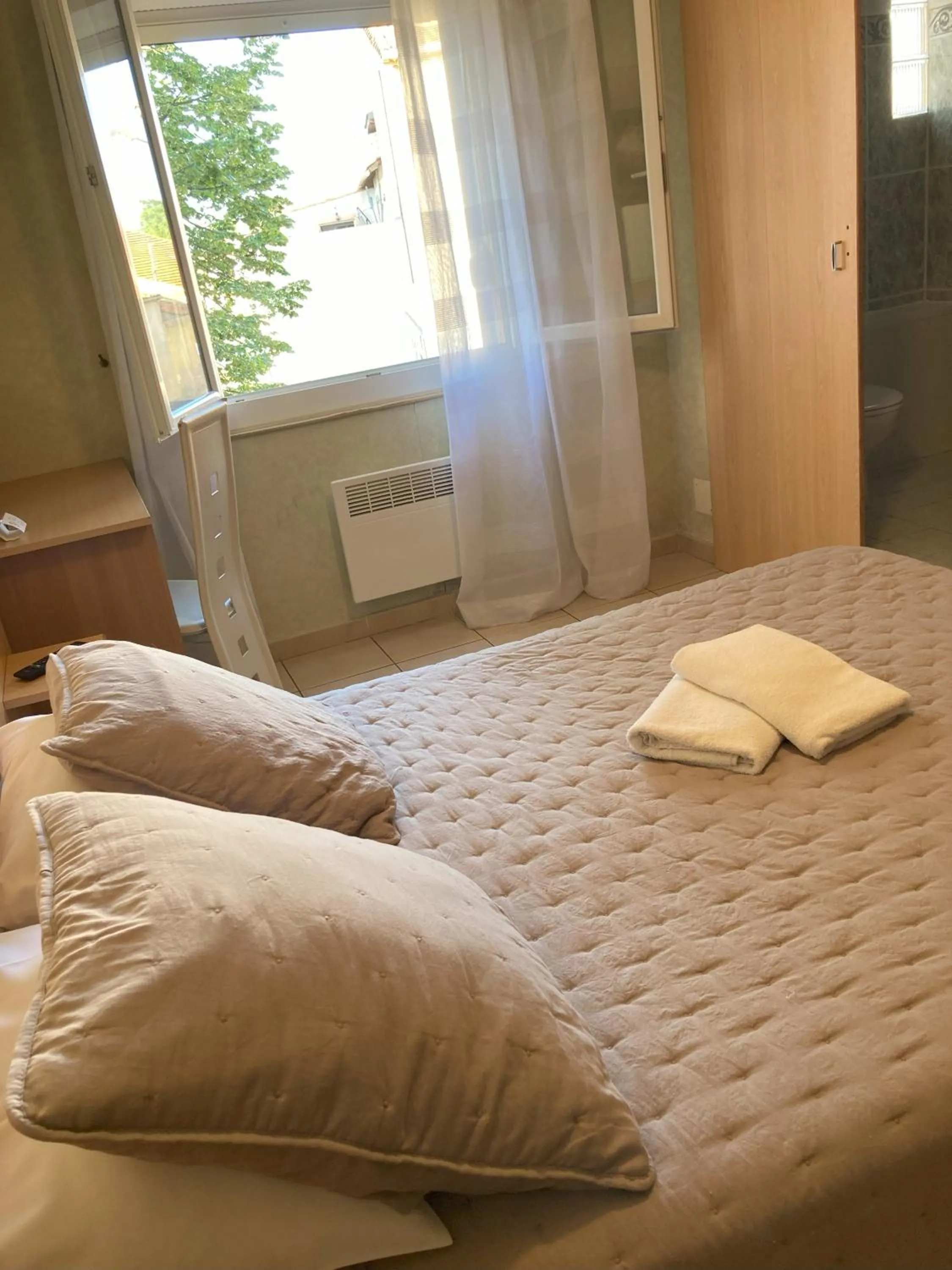Photo of the whole room, Bed in Hôtel Le Gambetta