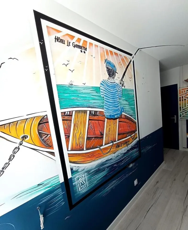 Decorative detail in Hôtel Le Gambetta