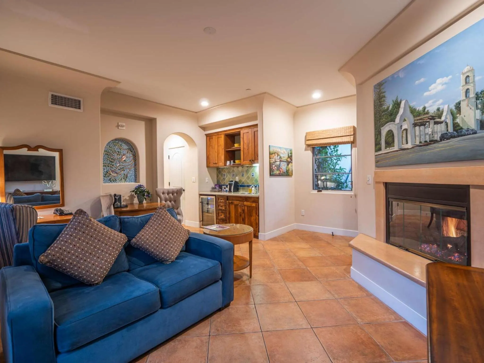 Living room in Su Nido Inn