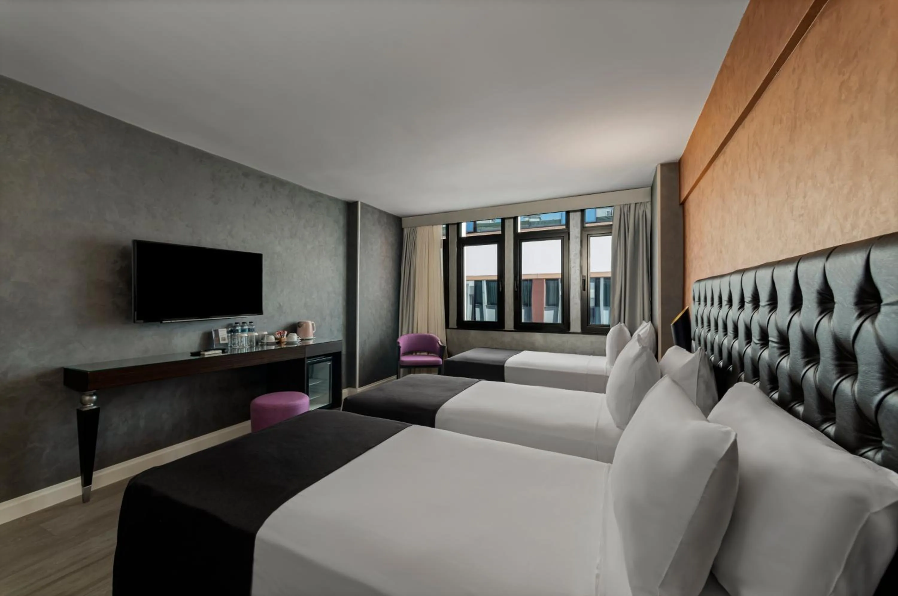 Bed in Istanbul Golden City Hotel