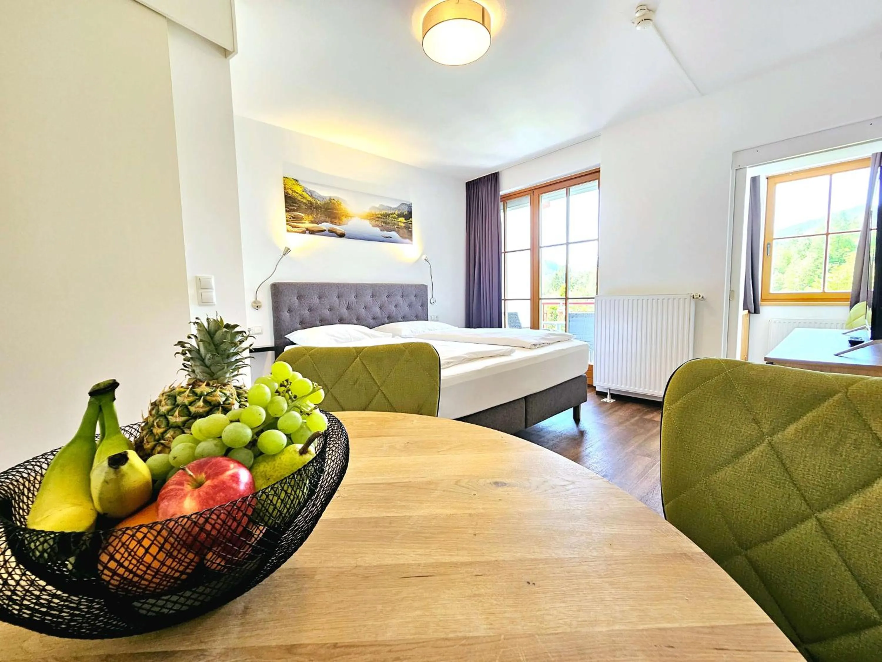 Bed in Familienhotel Trebesingerhof