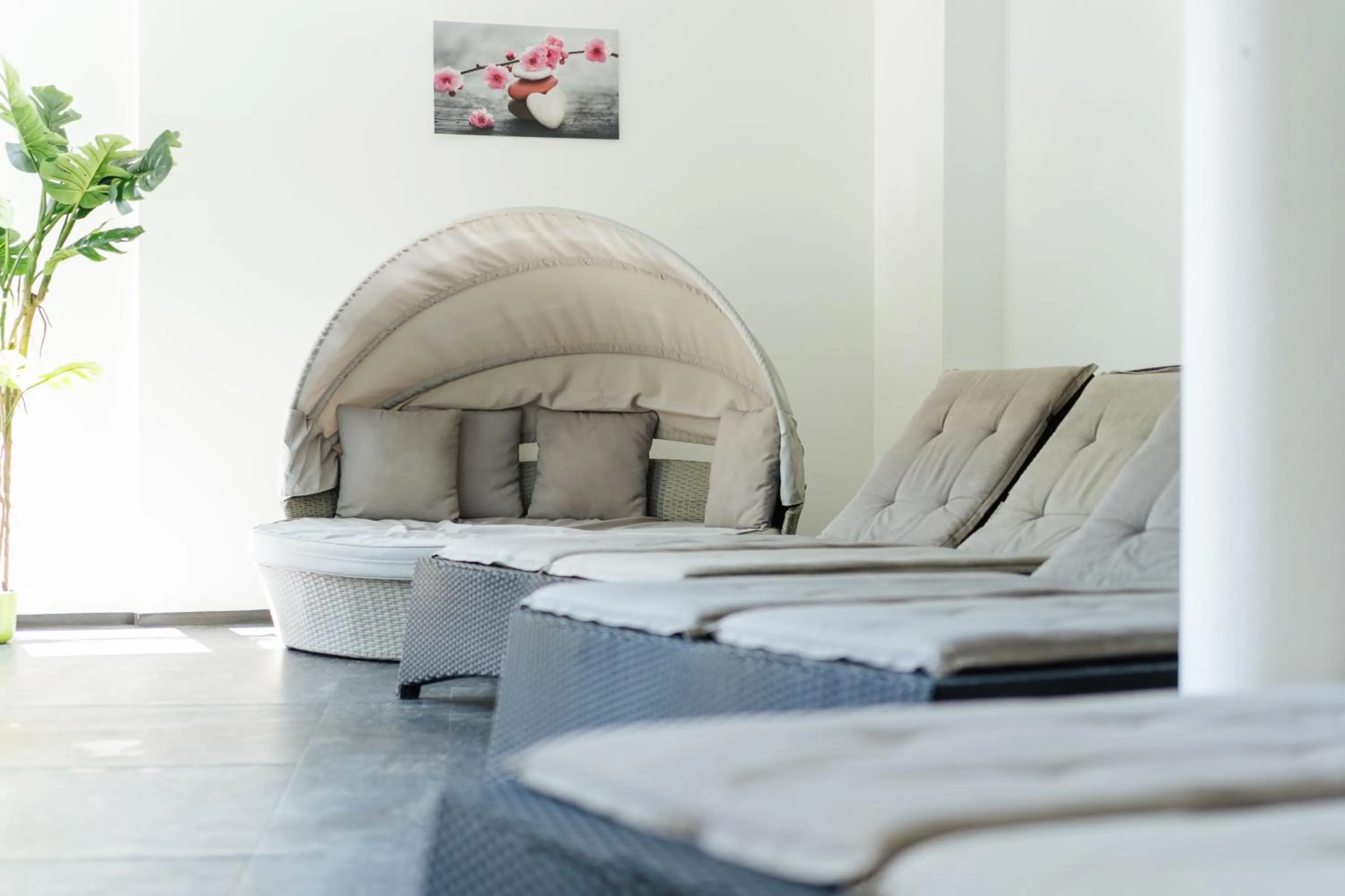 Swimming pool in Familienhotel Trebesingerhof