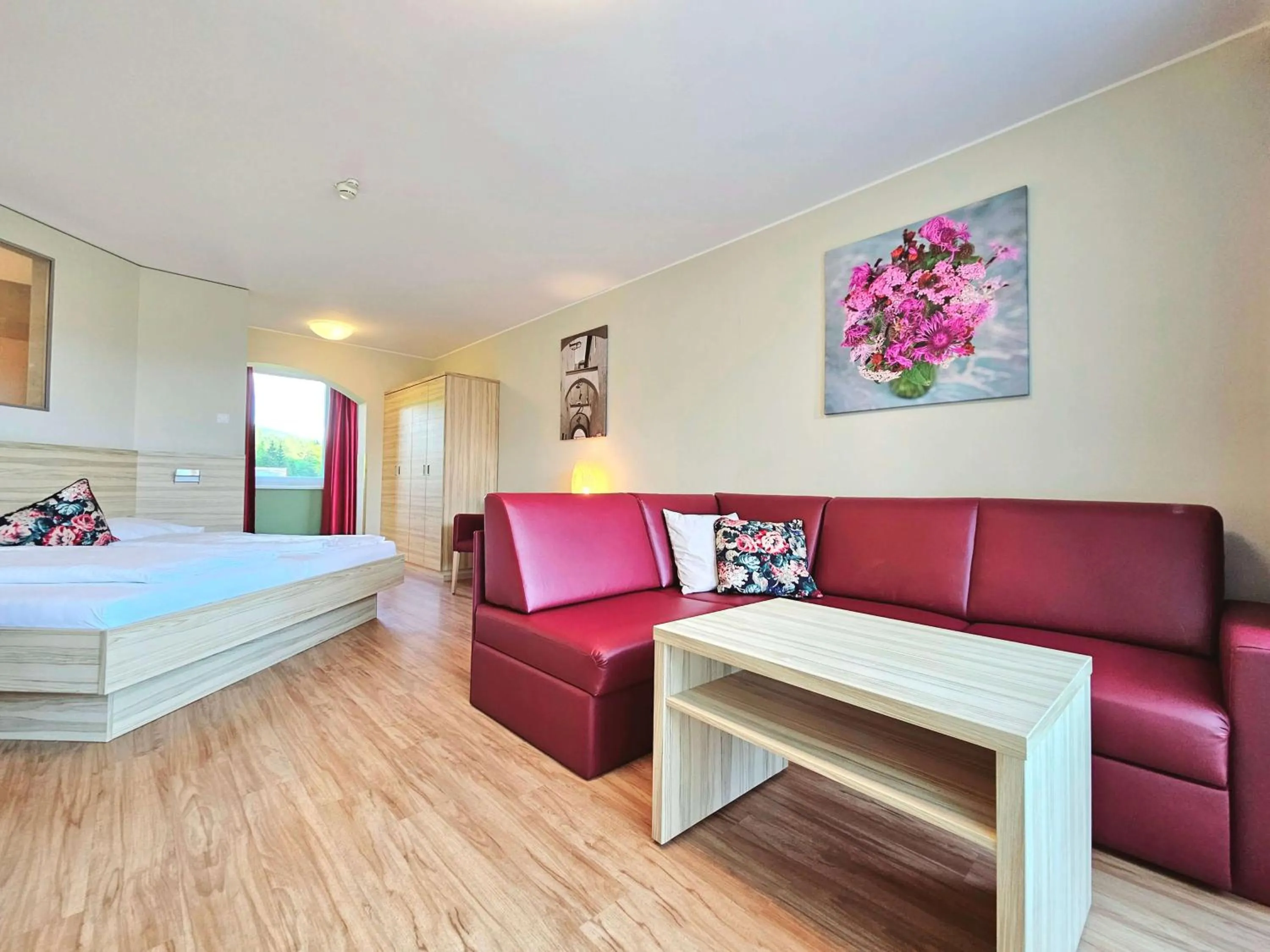 Bed in Familienhotel Trebesingerhof