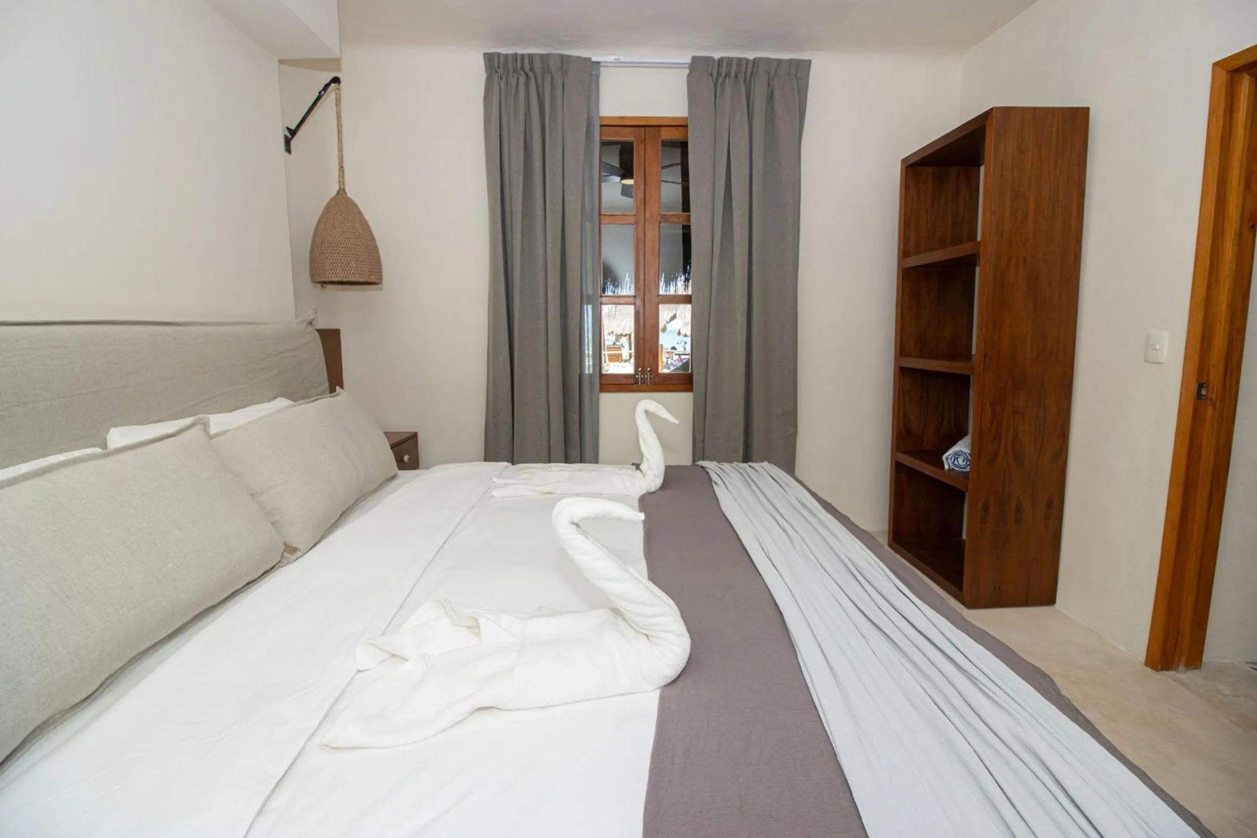 Bed in Amaite Holbox - Oceanfront Hotel