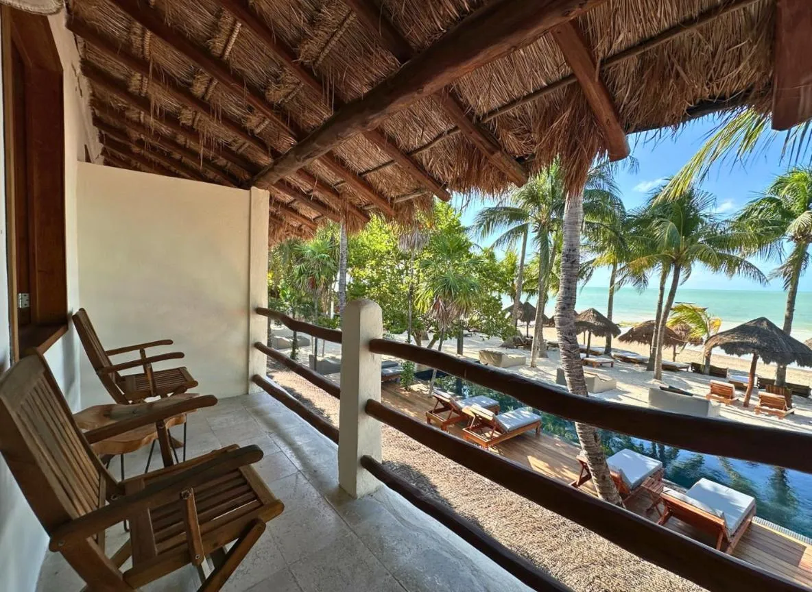 Balcony/Terrace in Amaite Holbox - Oceanfront Hotel