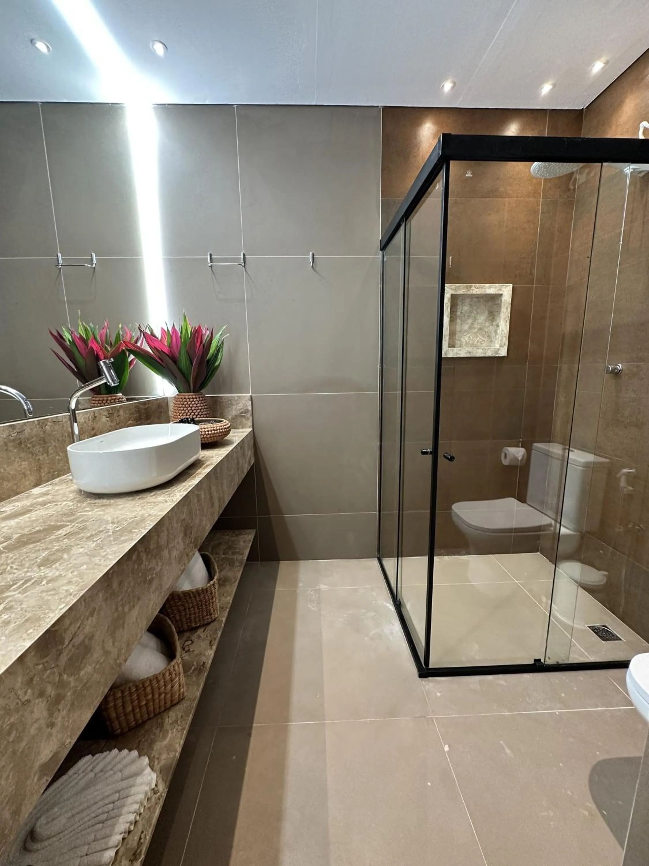 Bathroom in Hotel da Pipa