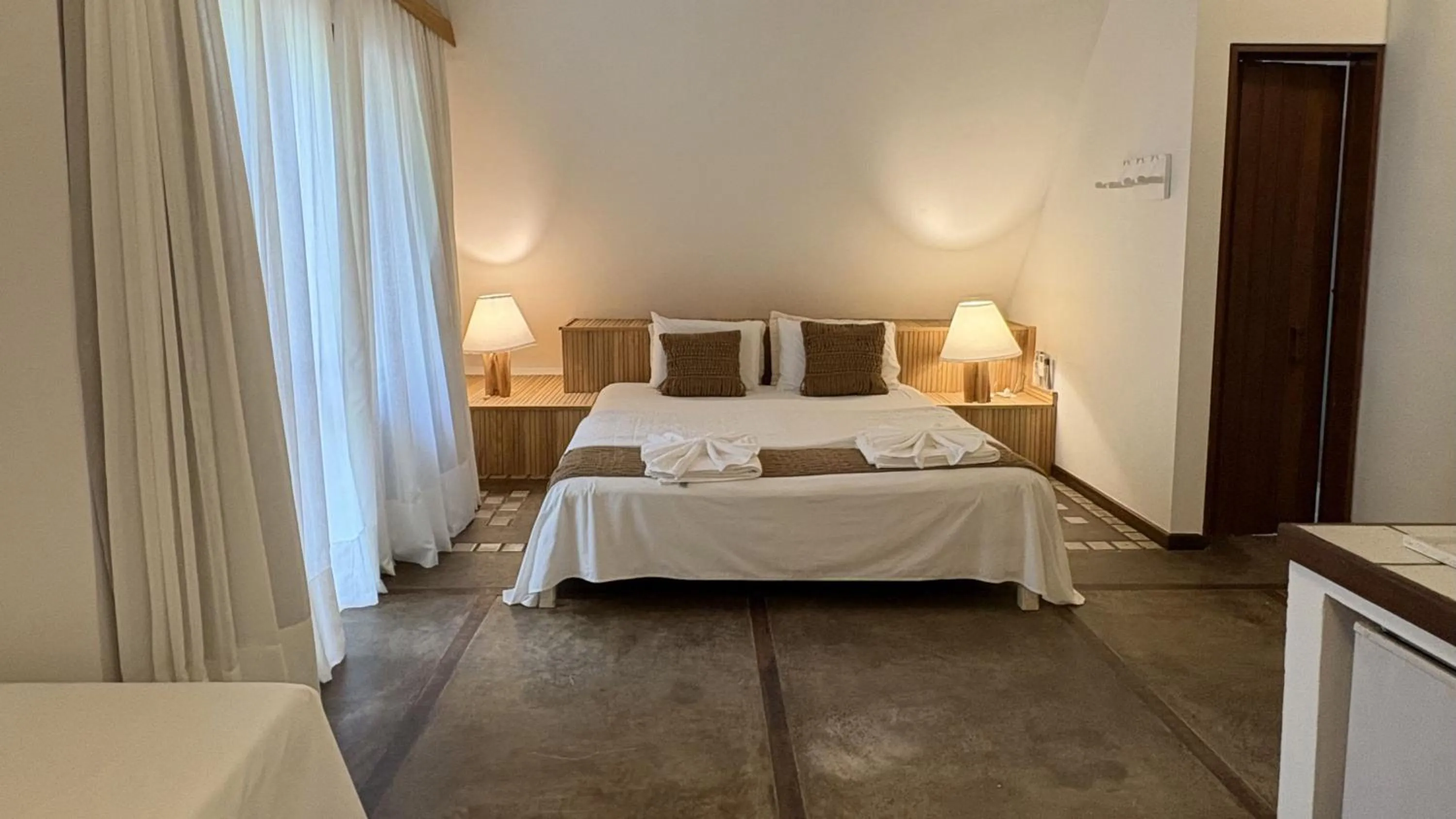 Bed in Hotel Pousada Pitinga