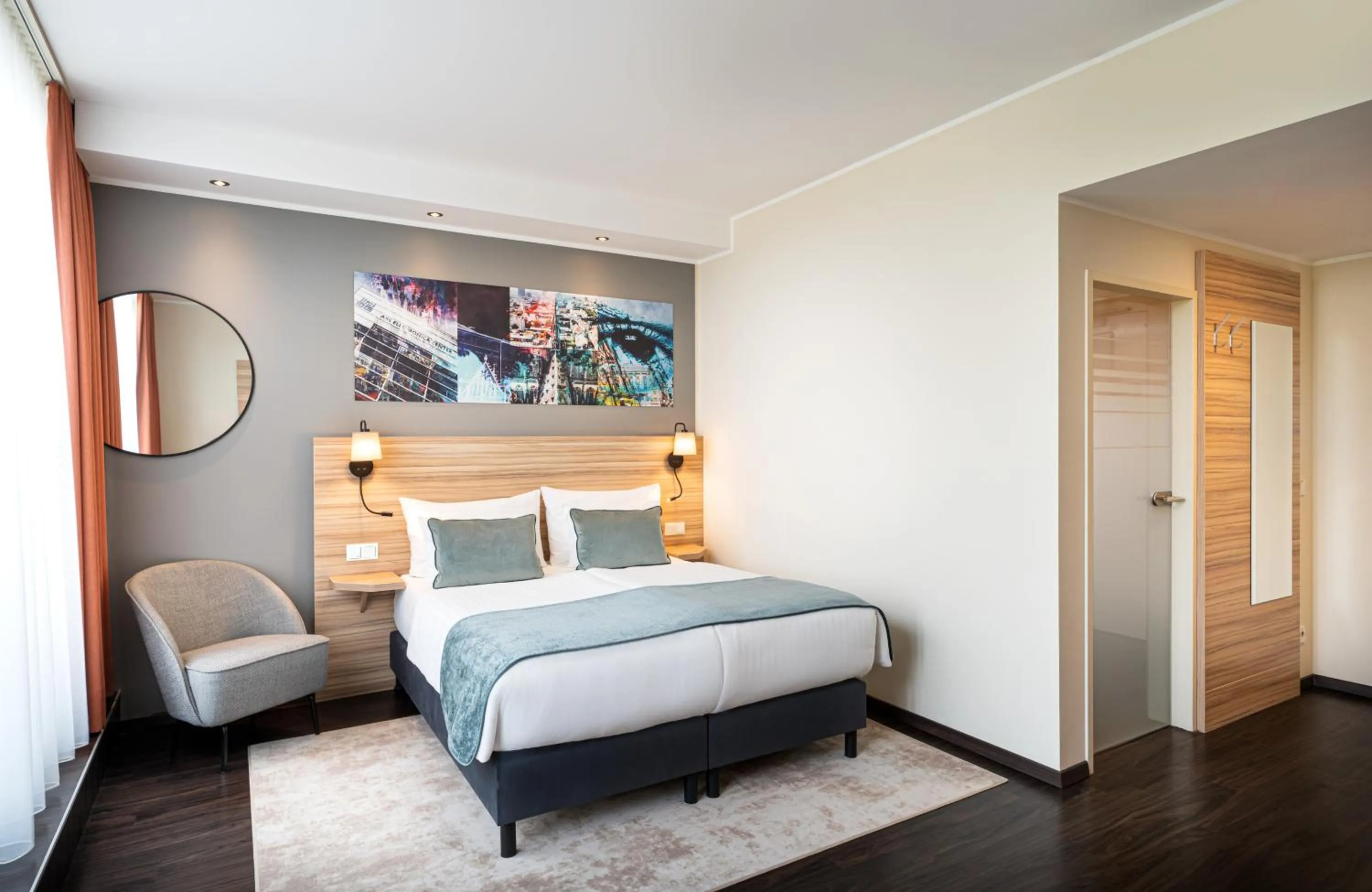 Bed in Leonardo Boutique Hotel Linz City Center