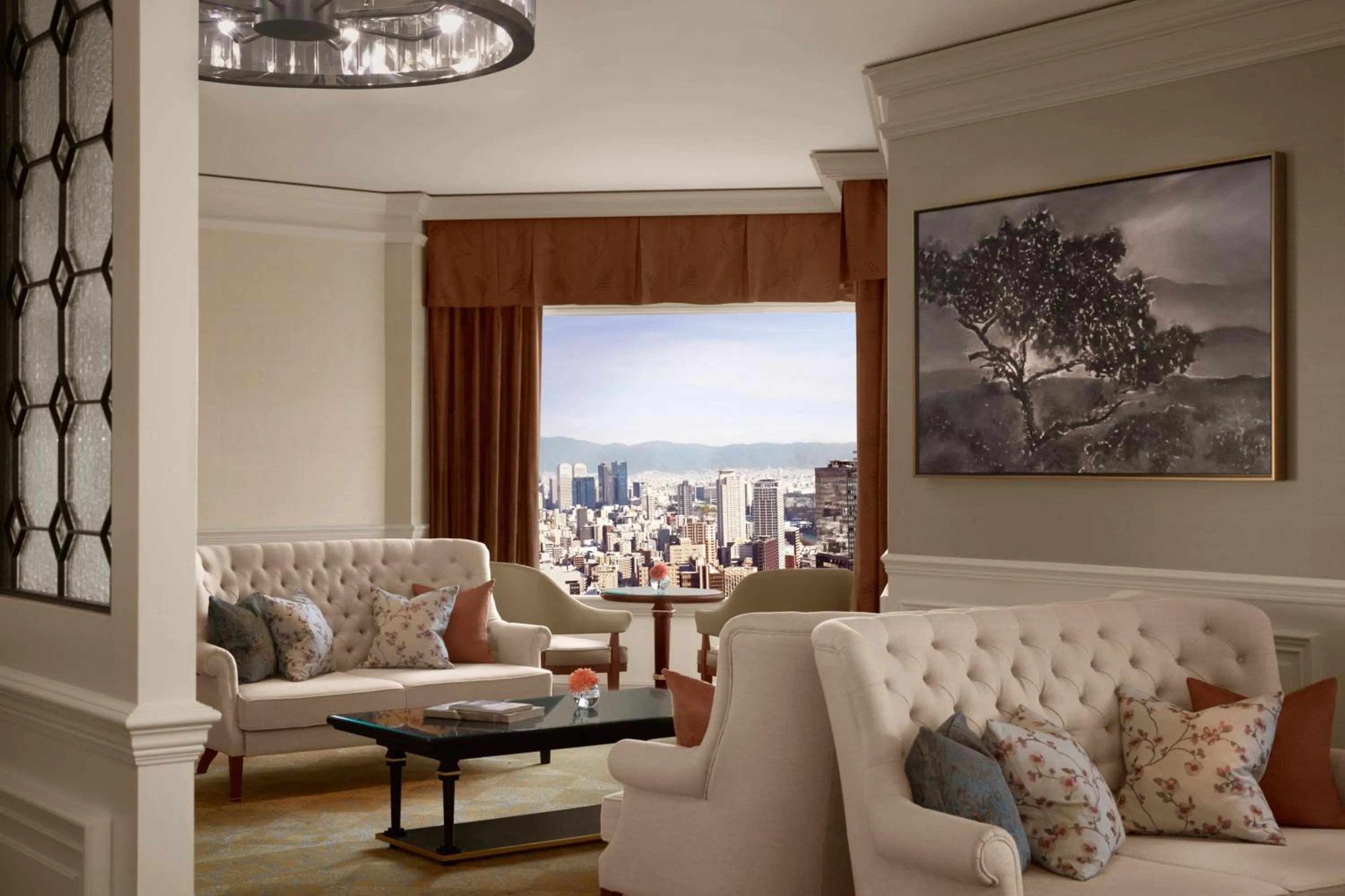 Living room in The Ritz-Carlton Osaka