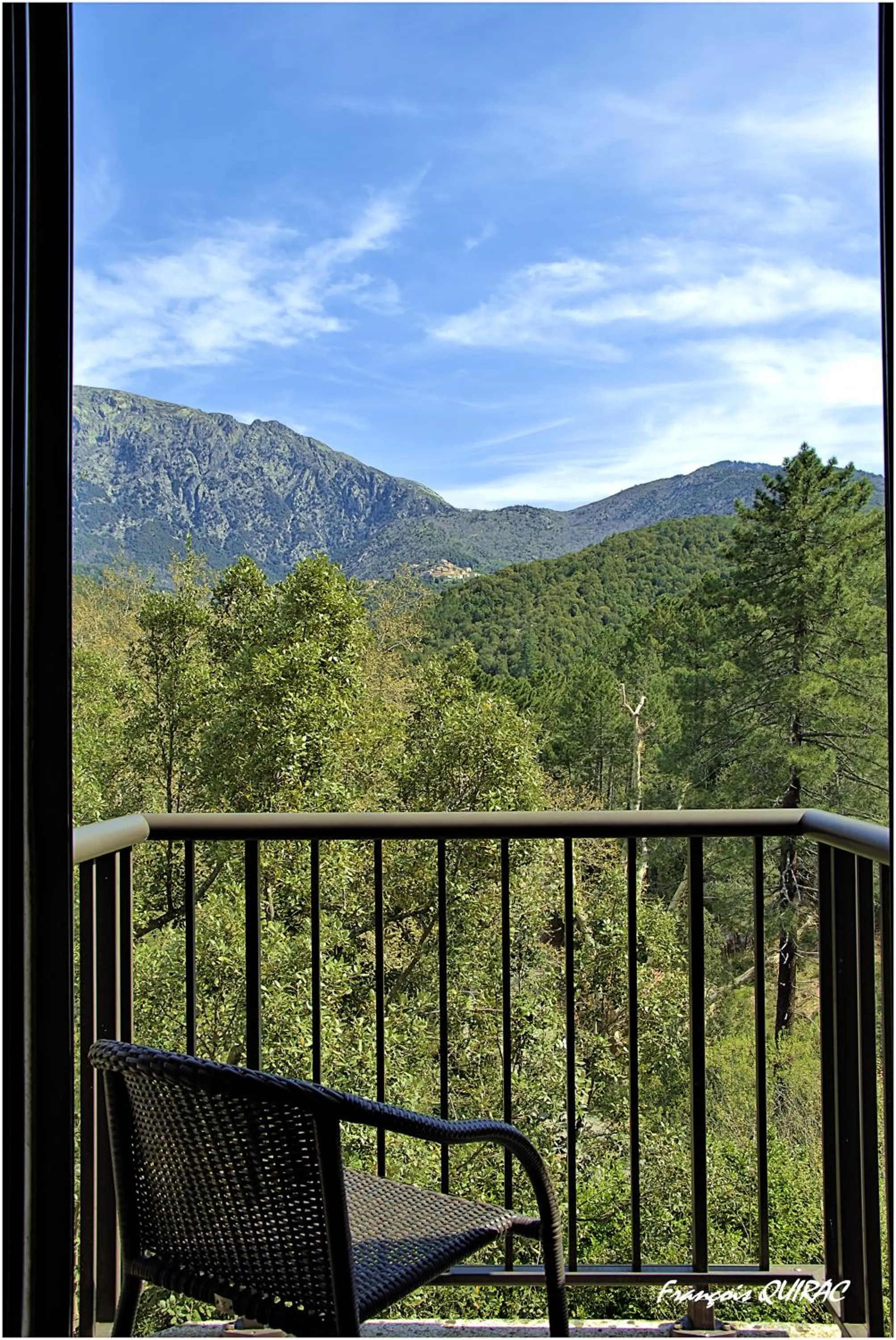 Mountain view in Auberge des Deux Sorru