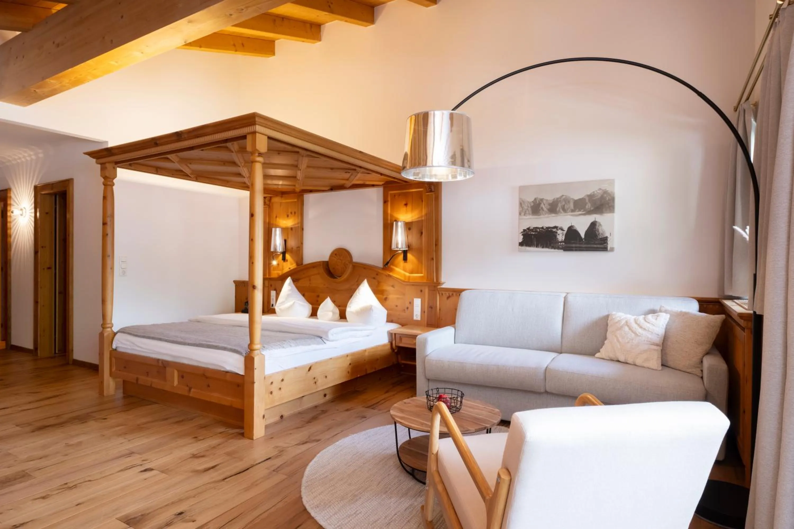 Bedroom, Bed in Hotel Stubaierhof