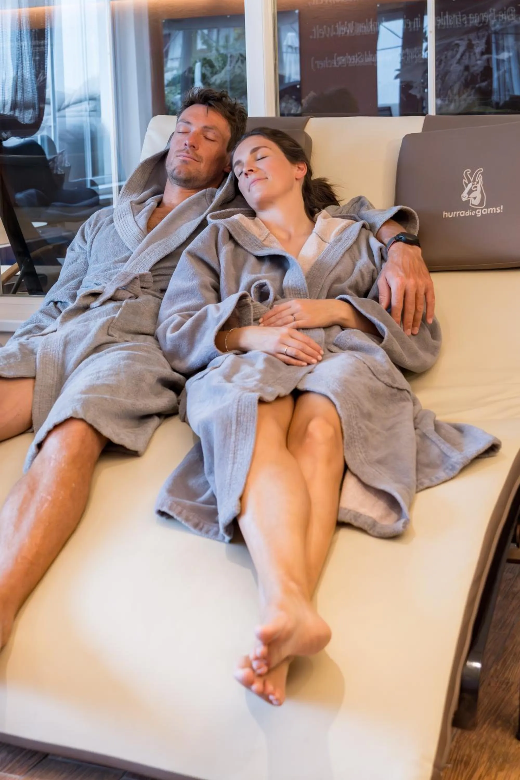 Sauna, Bed in Hotel Stubaierhof