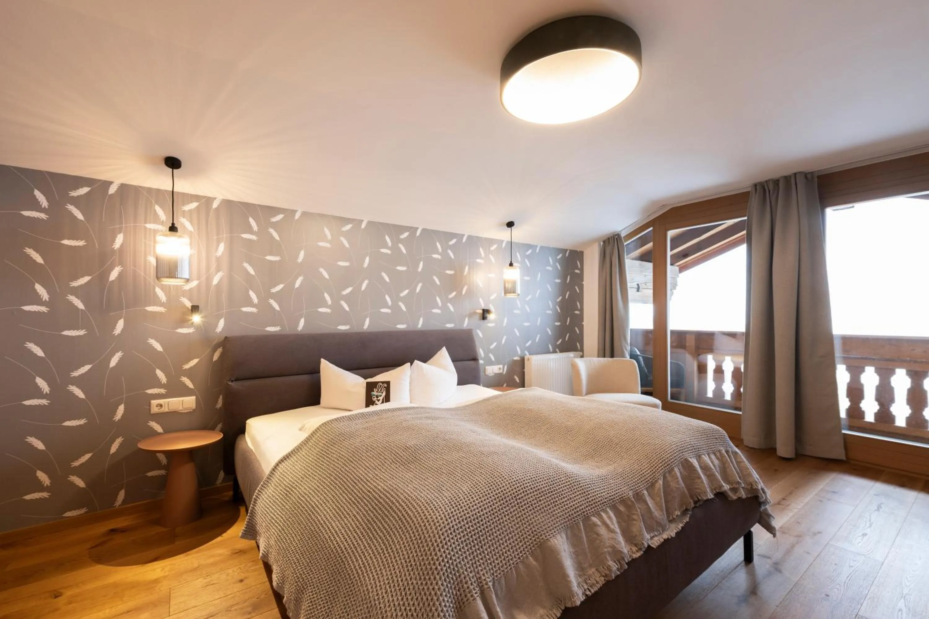 Bedroom, Bed in Hotel Stubaierhof