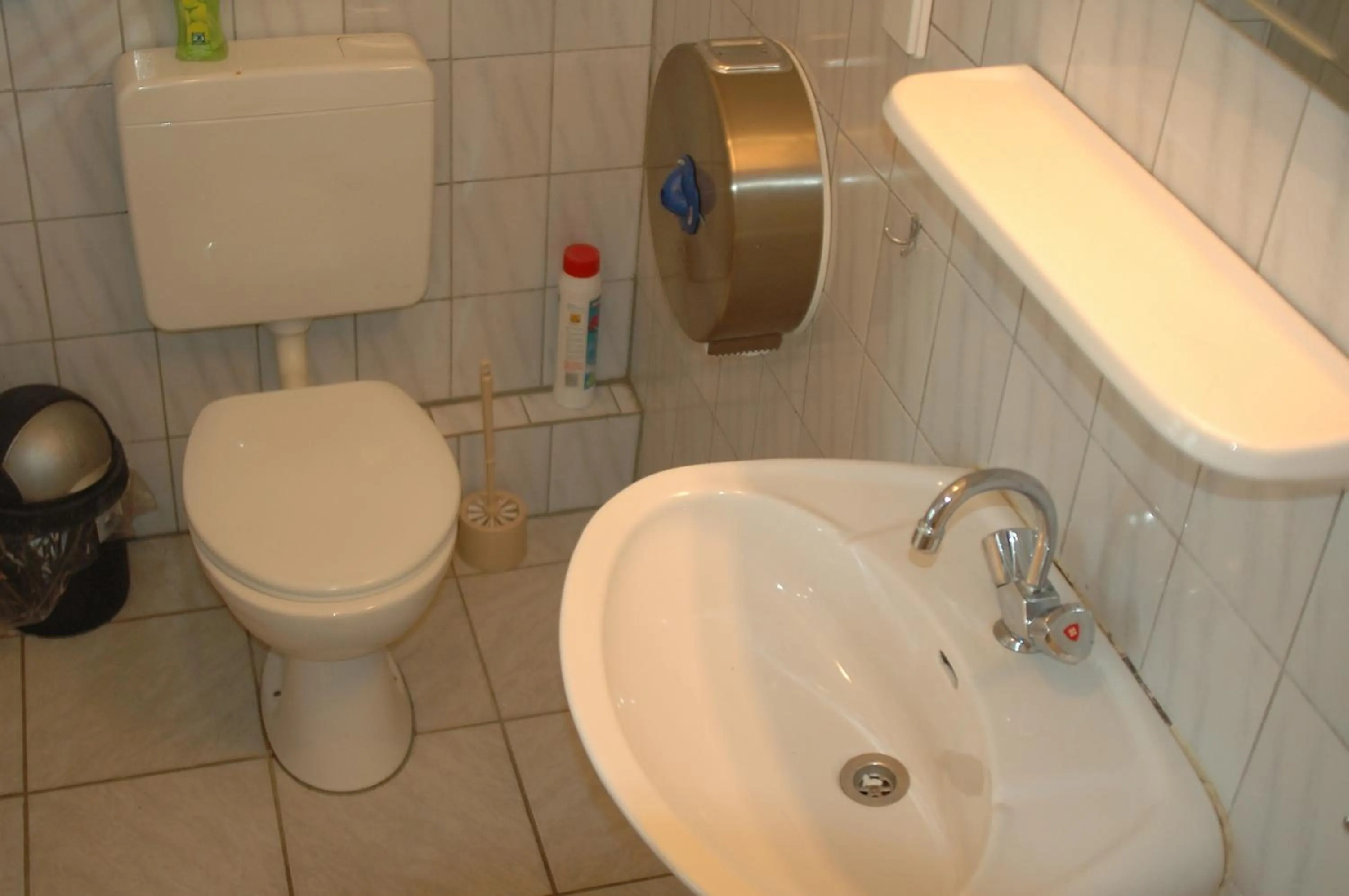Toilet in Buch-Ein-Bett Hostel