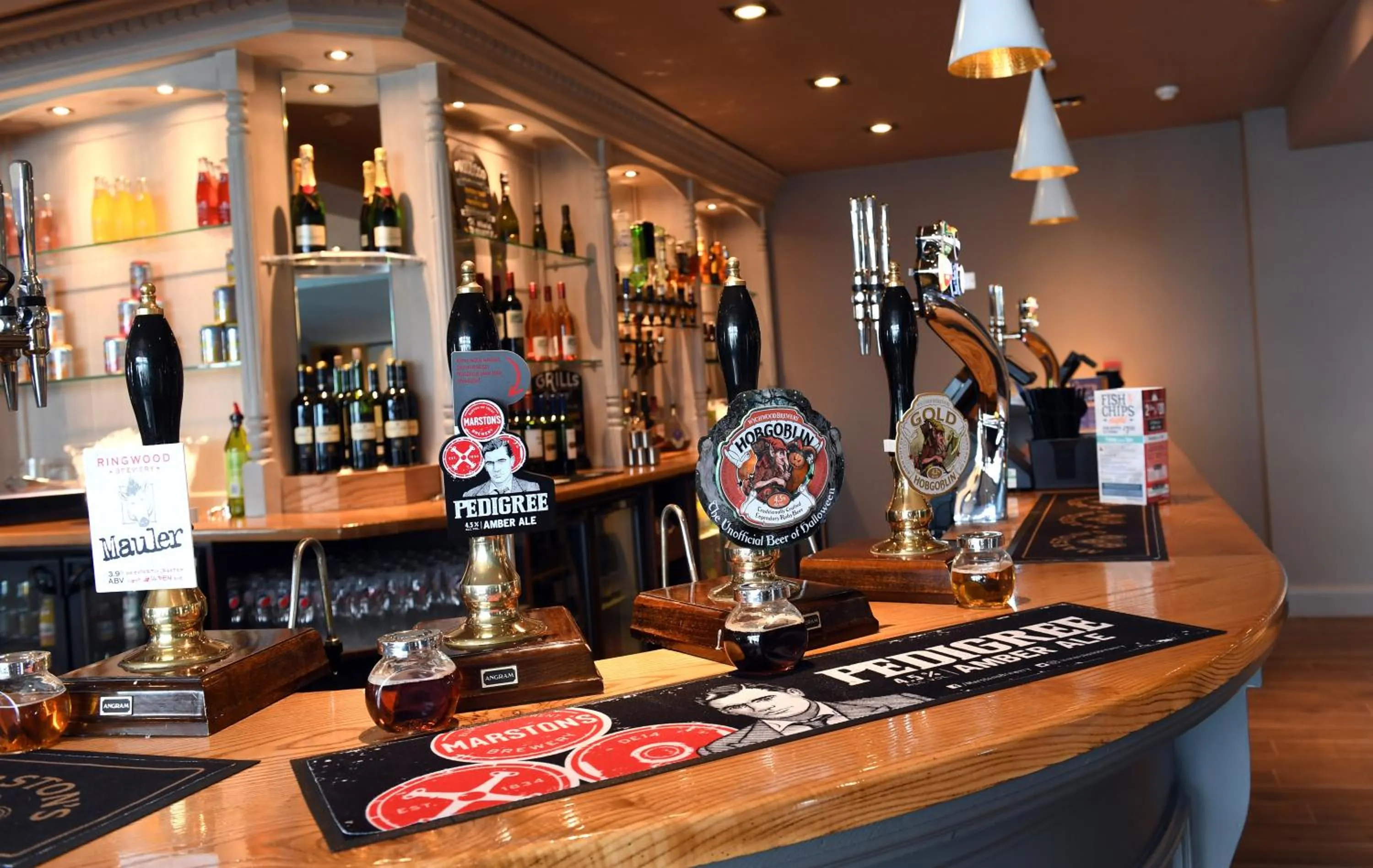 Lounge or bar in Spread Eagle, Gailey by Marston's Inns