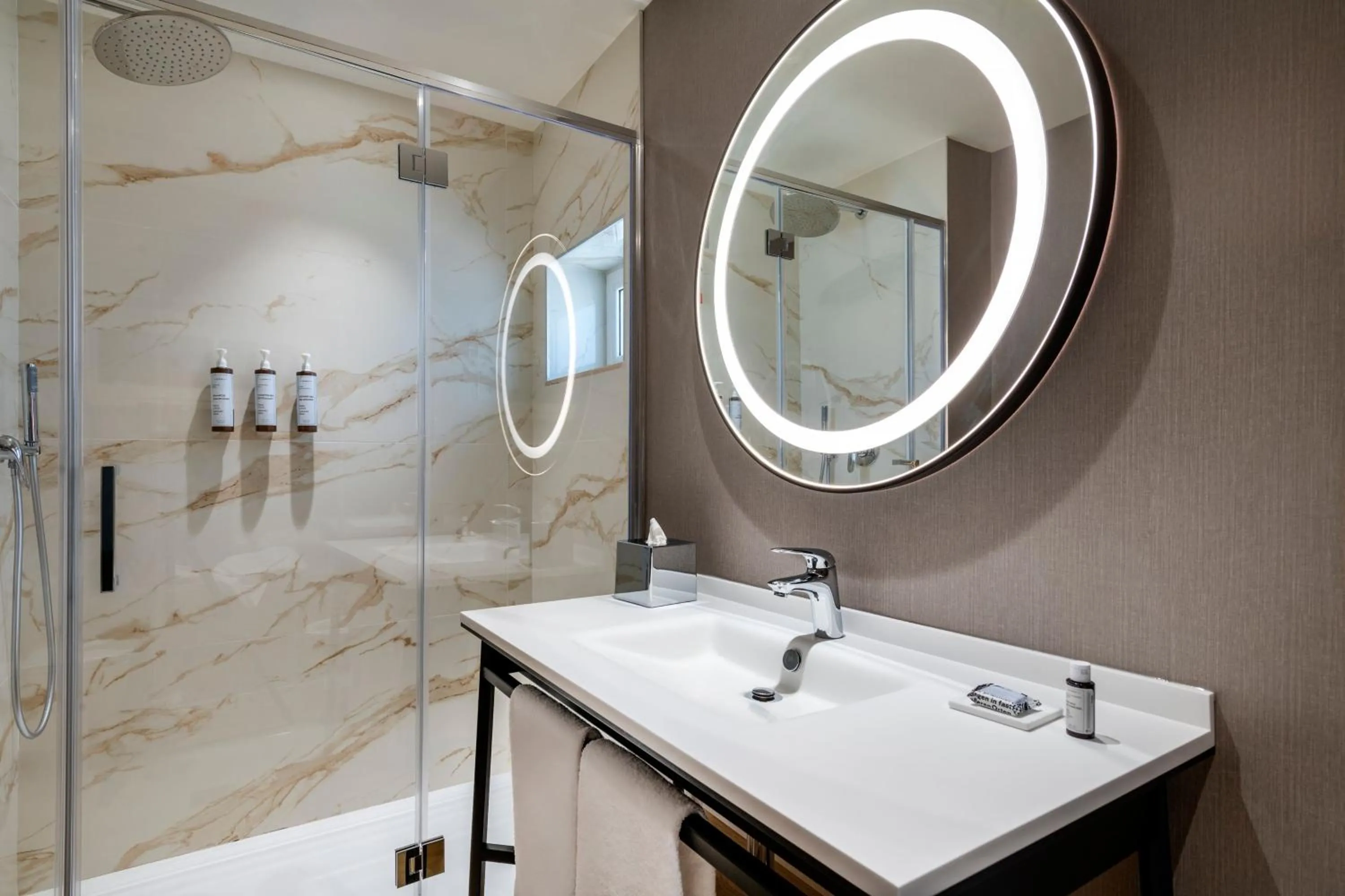 Bathroom in AC Hotel by Marriott Clodio Roma