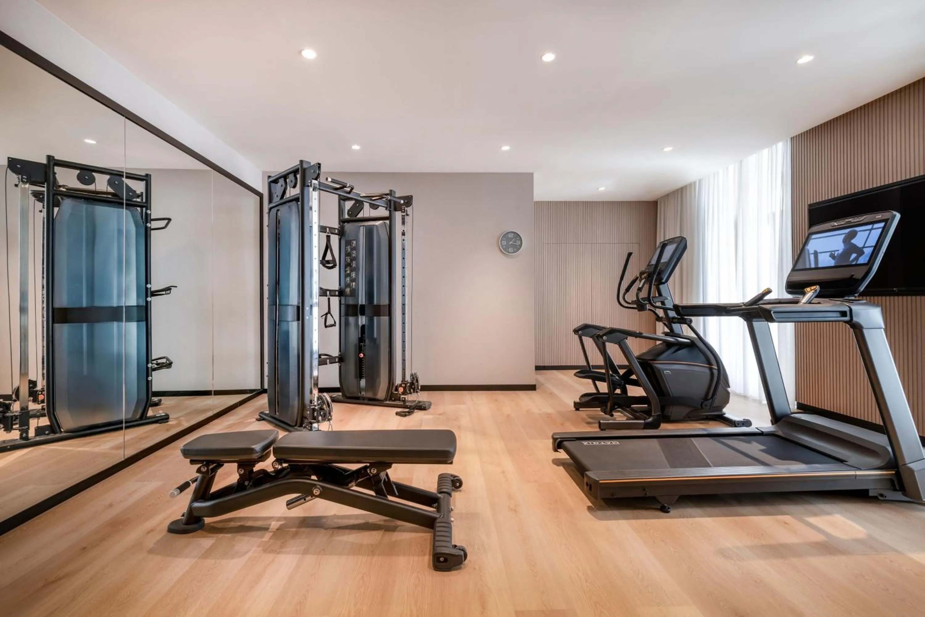 Fitness centre/facilities in AC Hotel by Marriott Clodio Roma