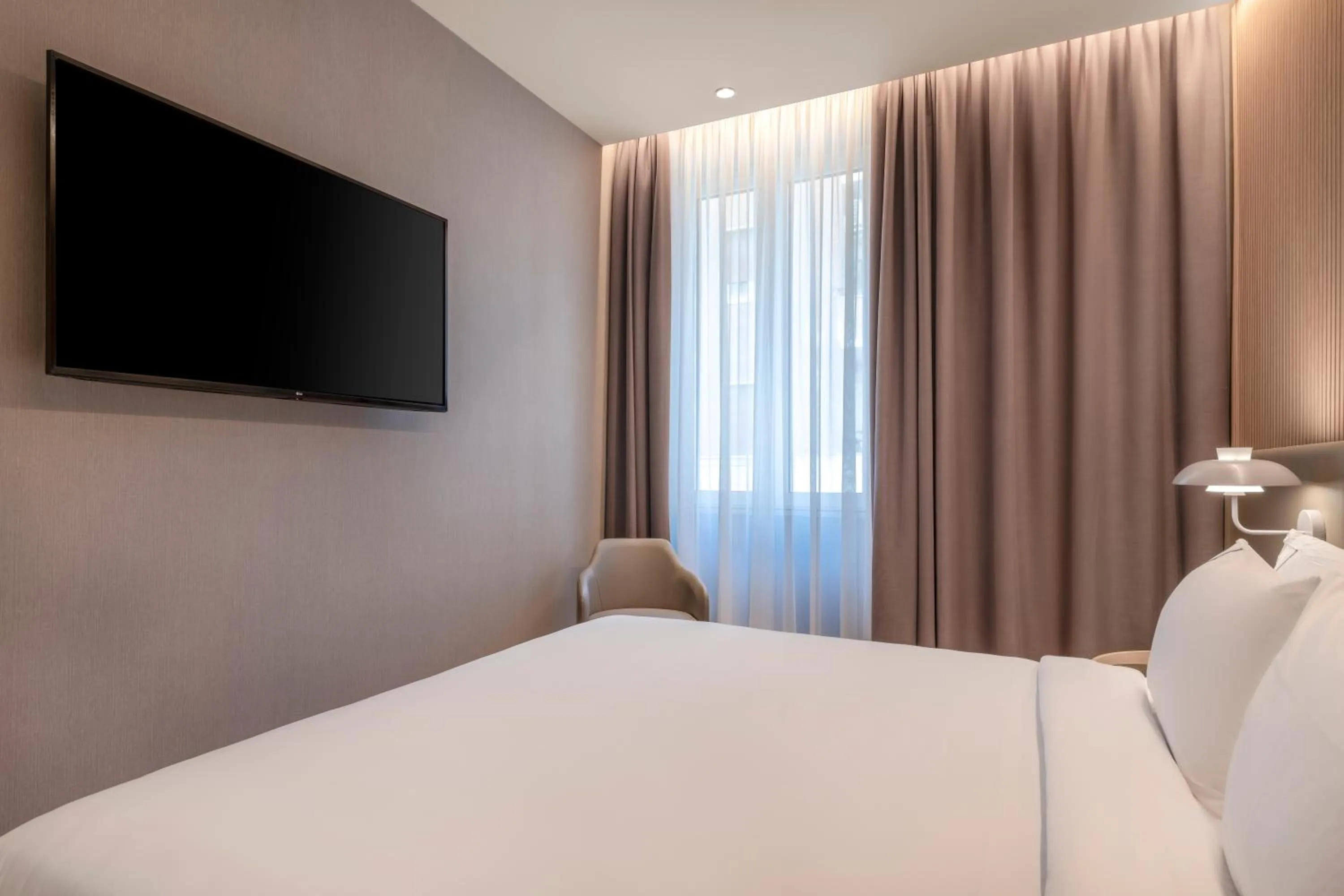 Bedroom, Bed in AC Hotel by Marriott Clodio Roma
