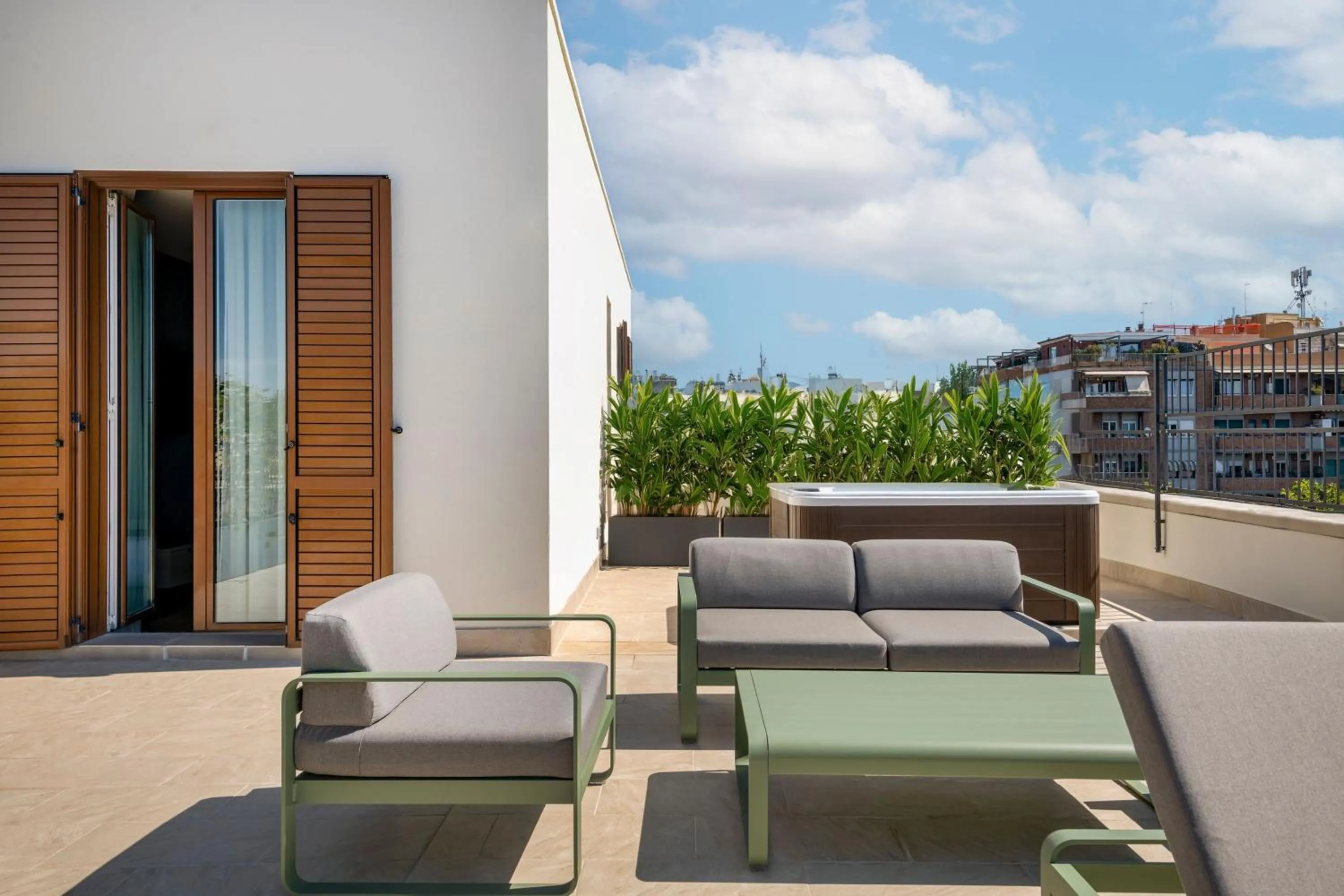 Swimming pool in AC Hotel by Marriott Clodio Roma