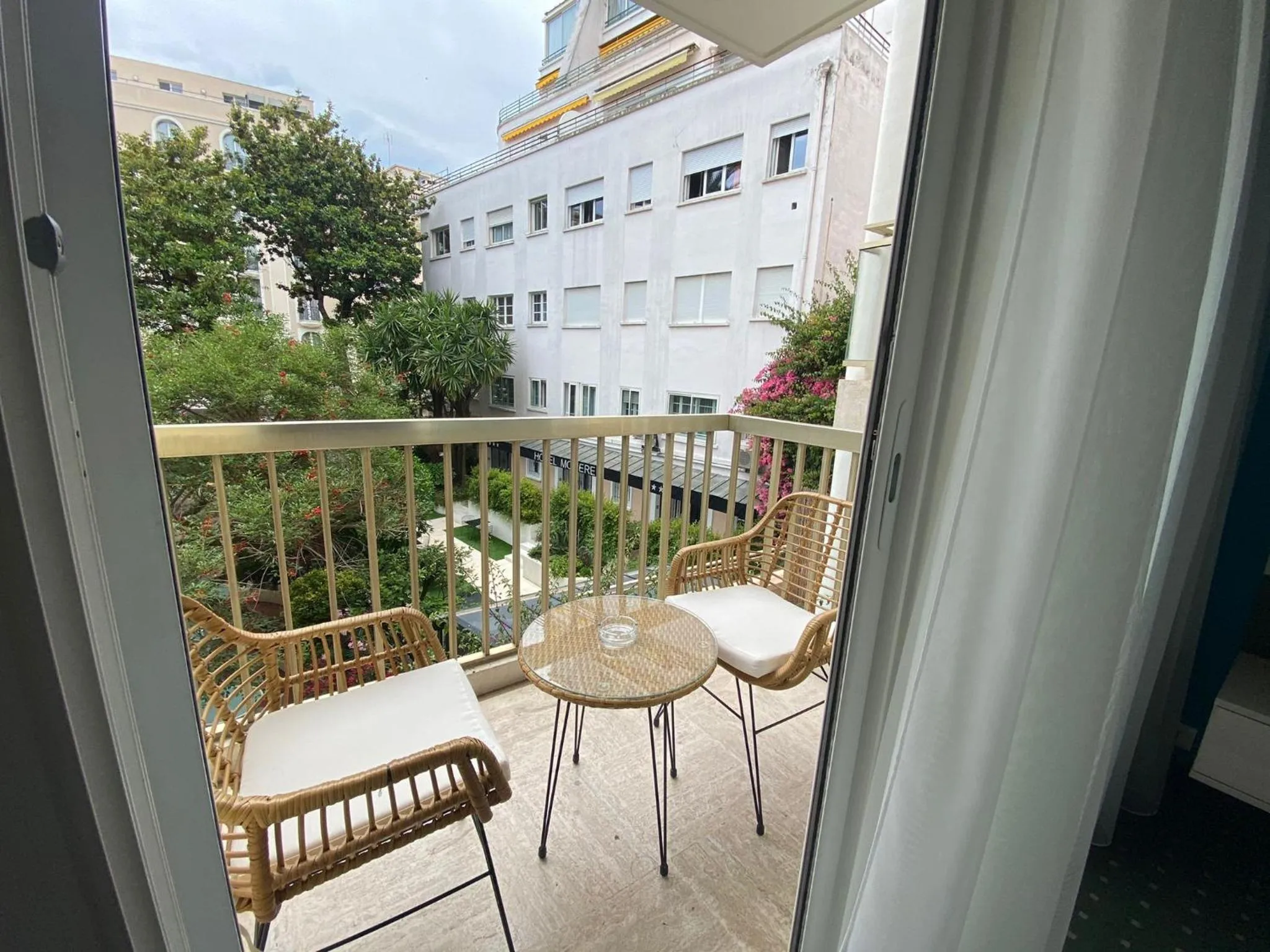 Balcony/Terrace in Hôtel Jardin Croisette