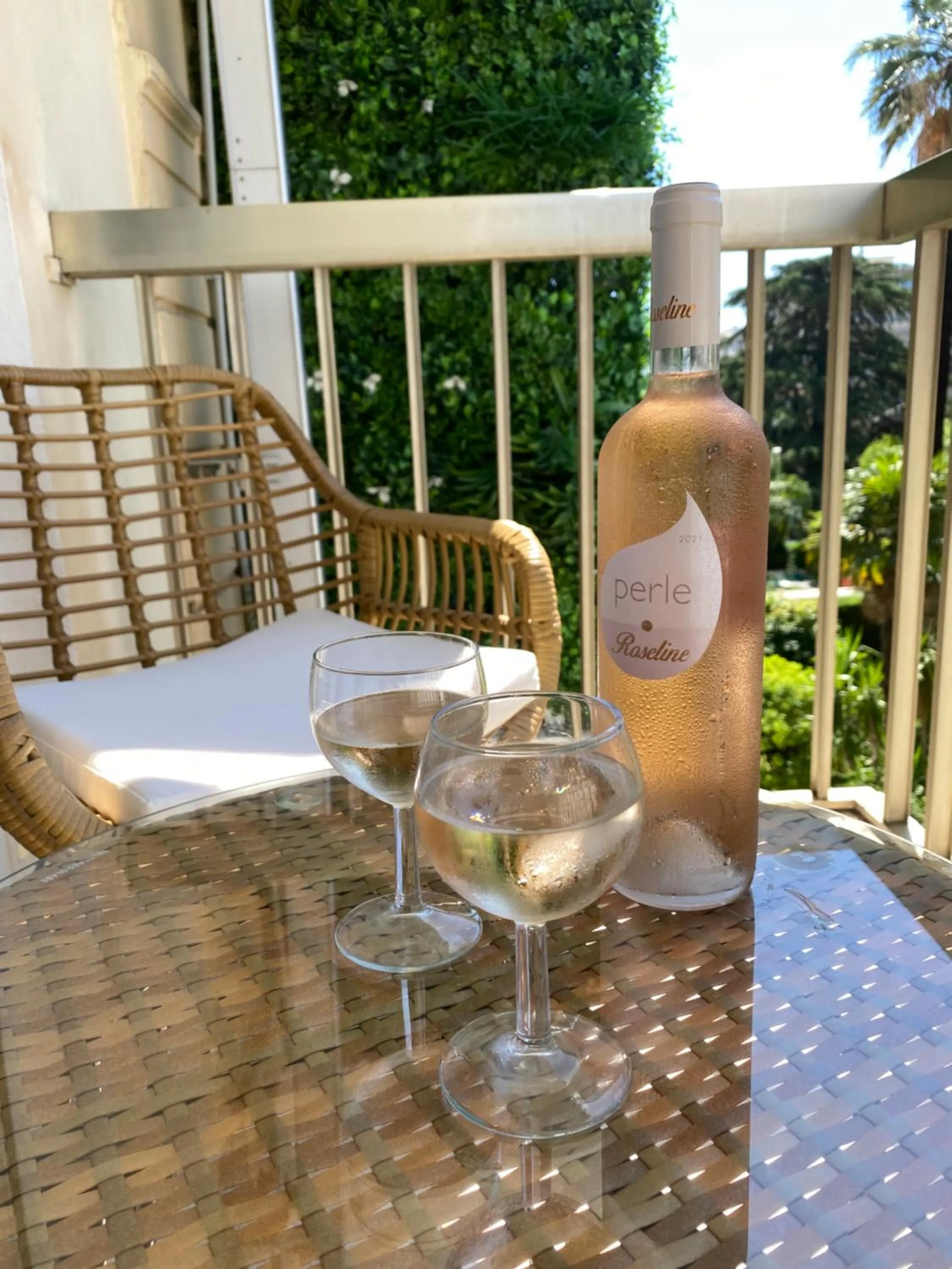 Balcony/Terrace in Hôtel Jardin Croisette
