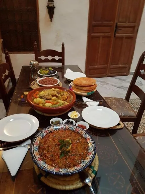 Dining area in Riad Inspira