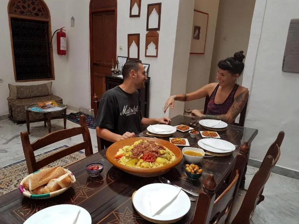 Dining area in Riad Inspira