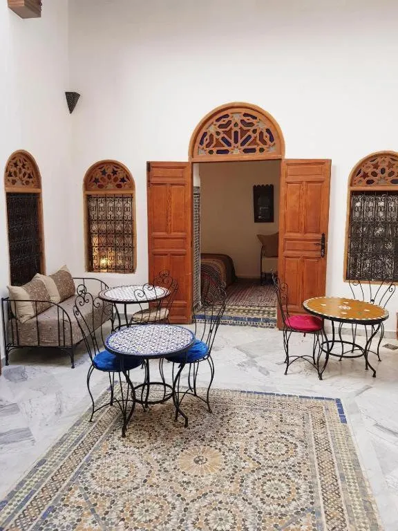 Dining area in Riad Inspira
