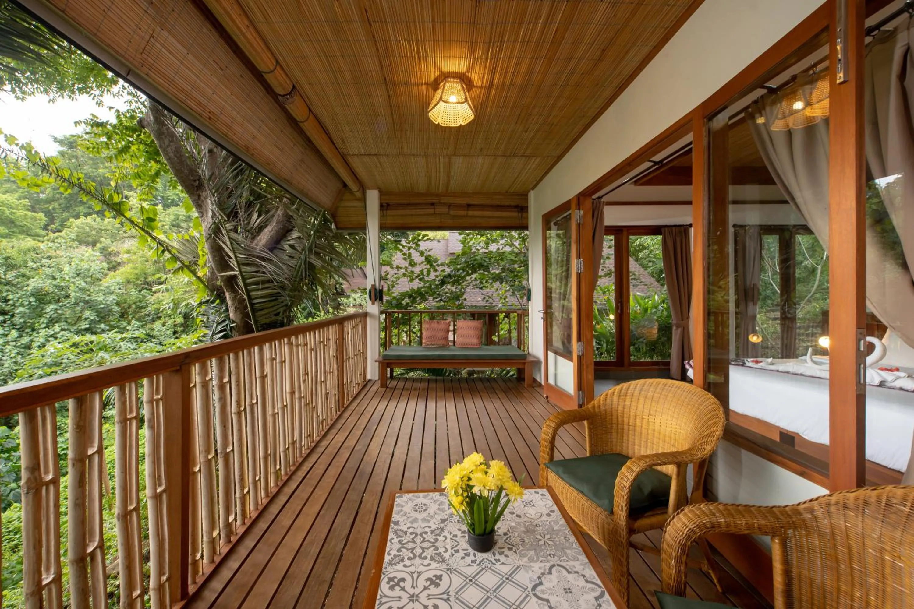 Bedroom in Murex Bangka Dive Resort