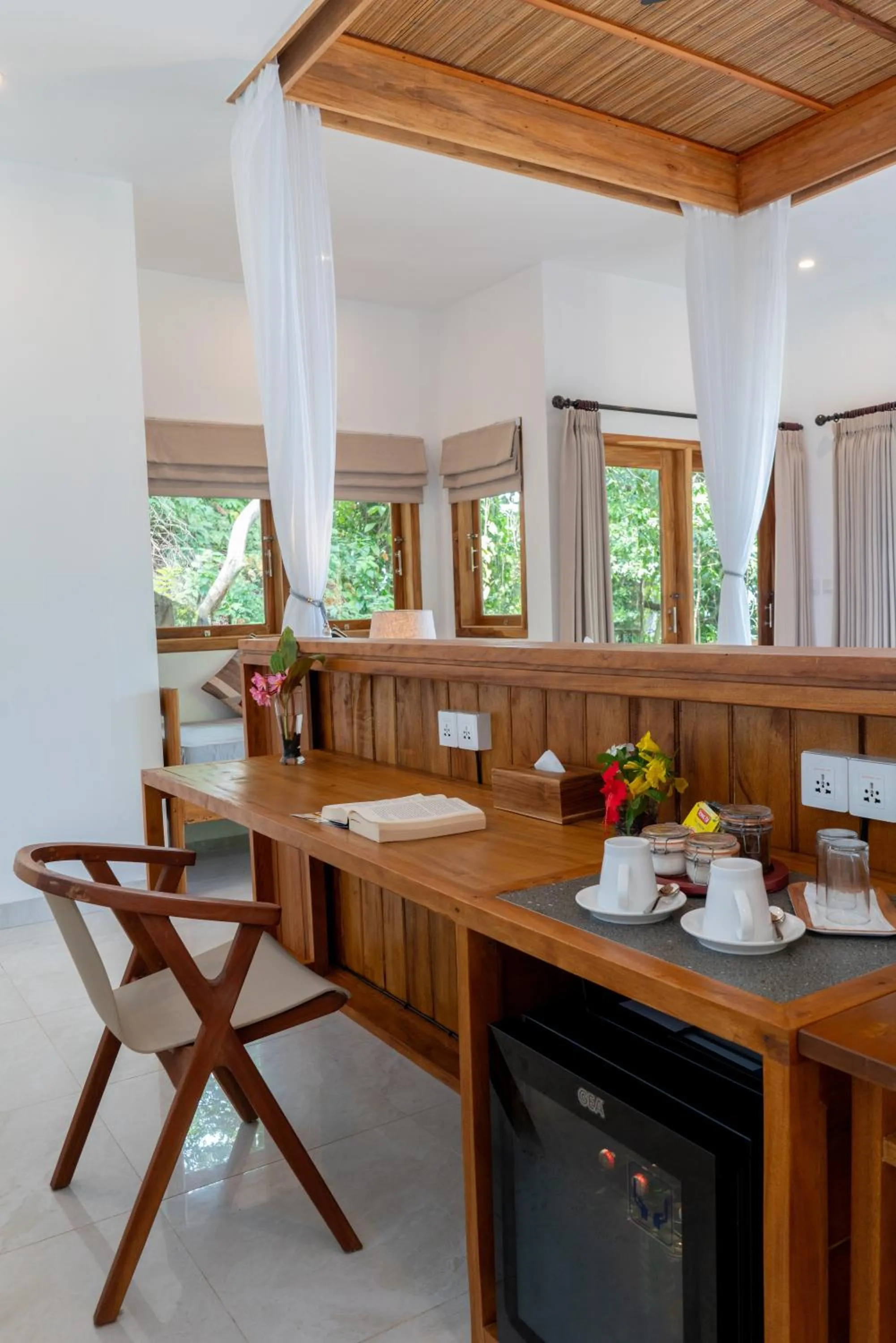 Seating area in Murex Bangka Dive Resort