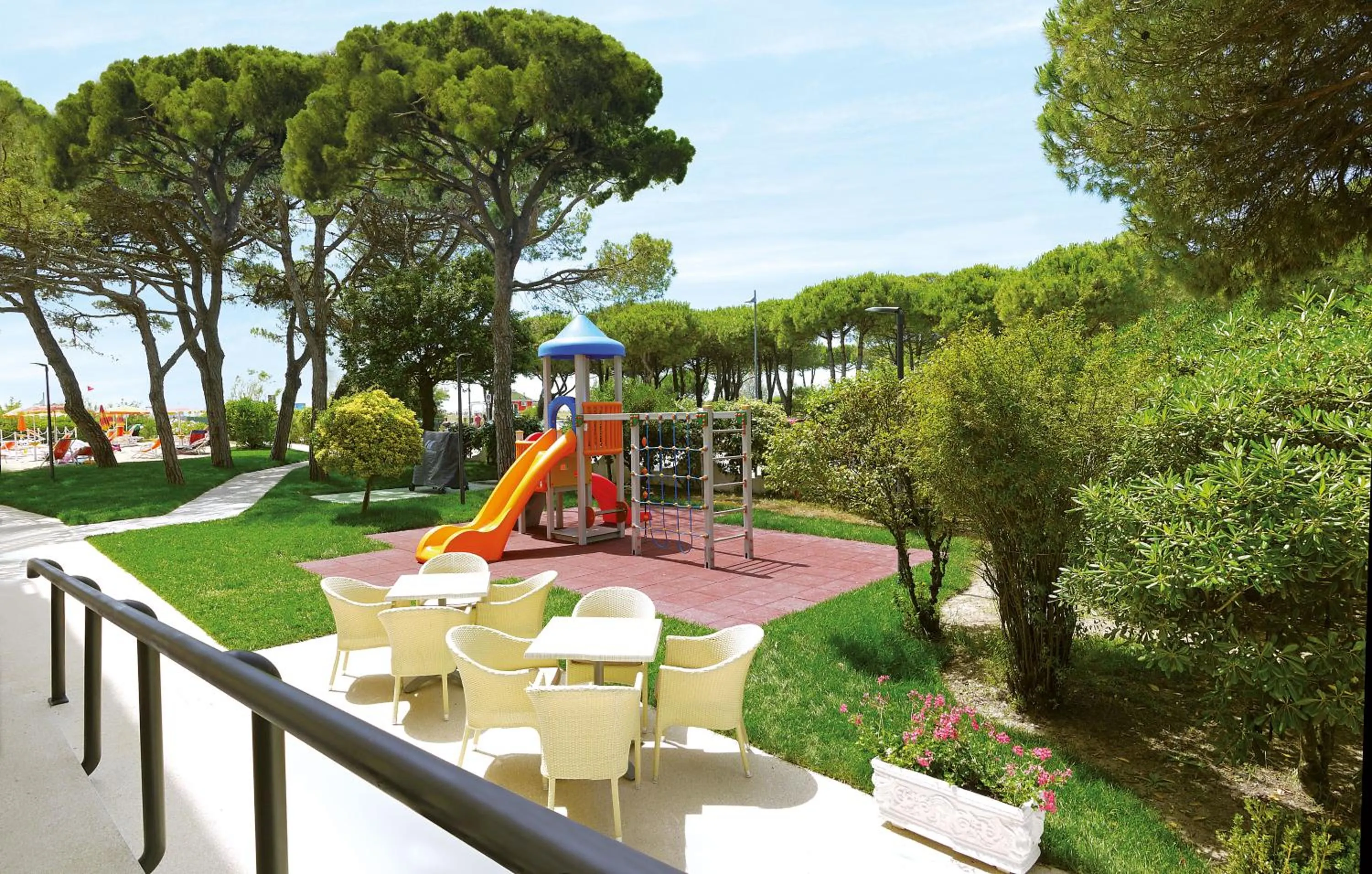 Children play ground in Hotel Bertha Fronte Mare