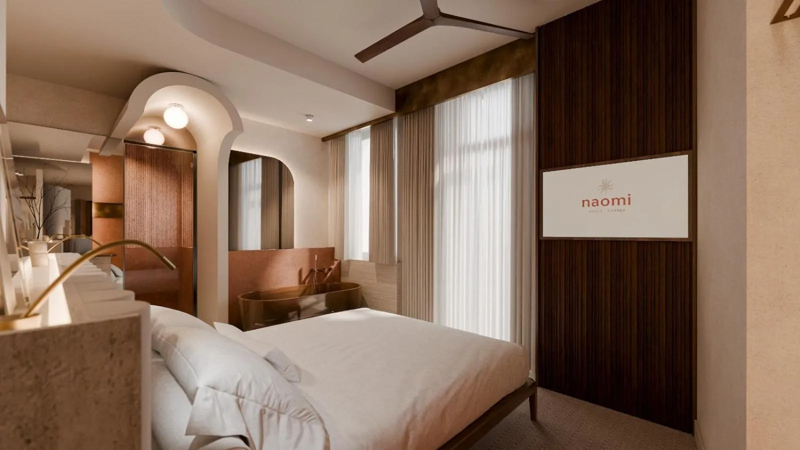 Photo of the whole room in Naomi Cannes