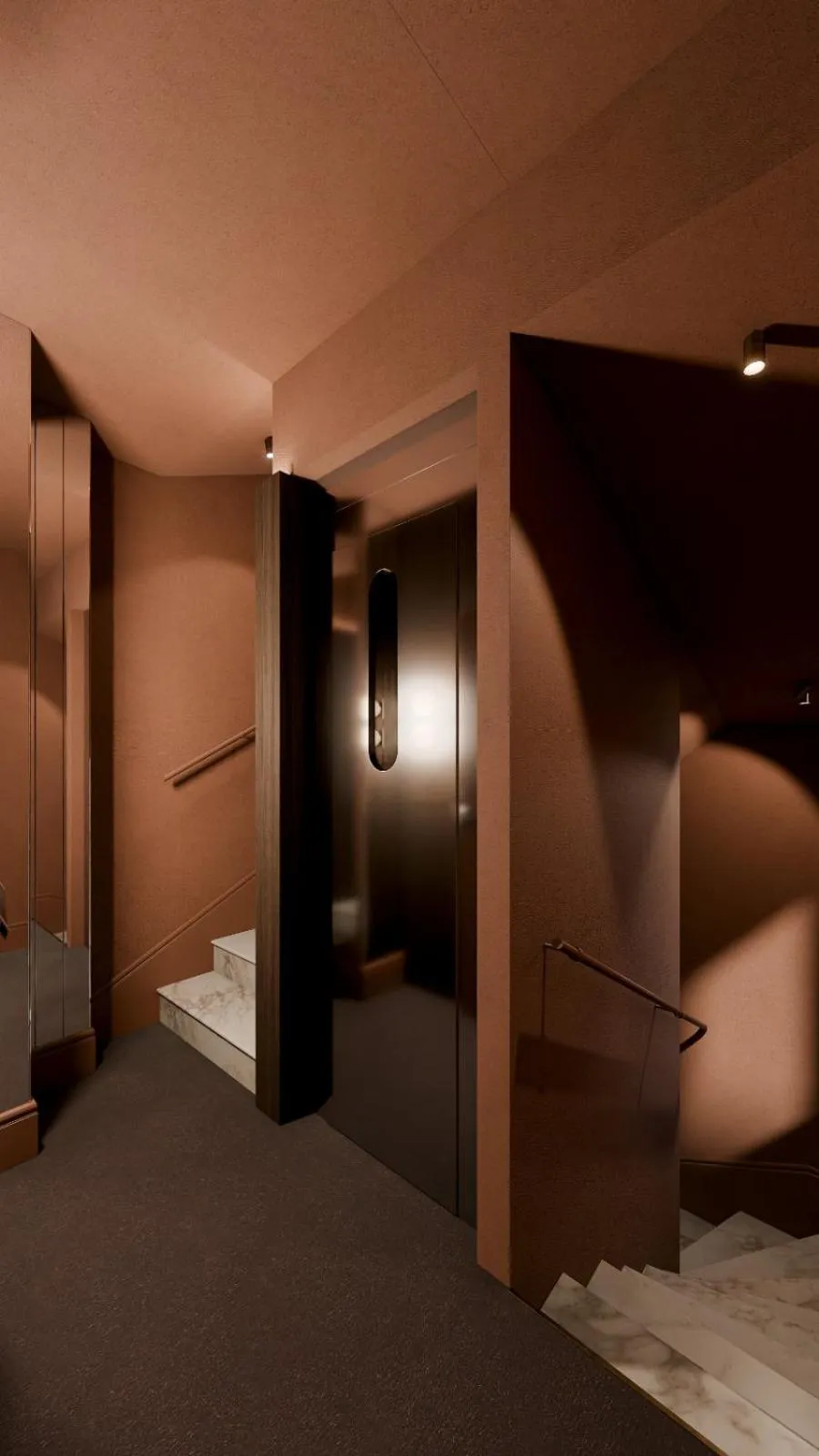 elevator in Naomi Cannes