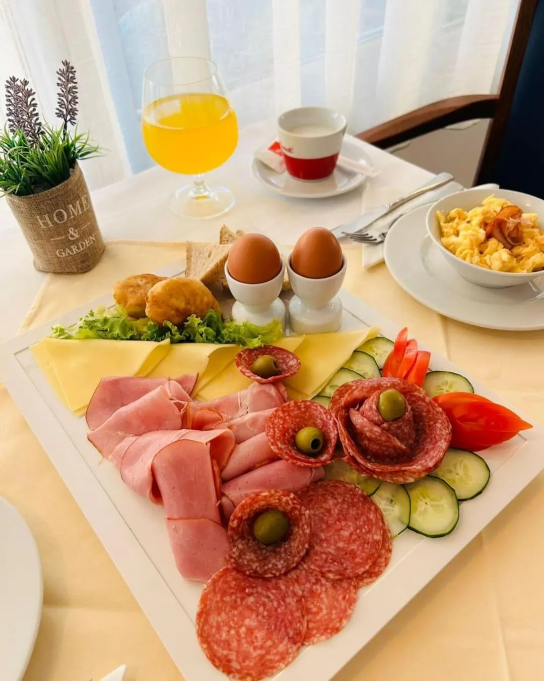 Breakfast in Hotel Adria