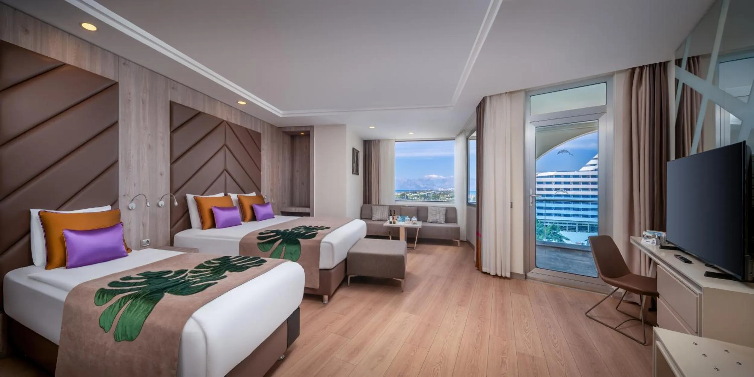 Bed in Delphin BE Grand Resort