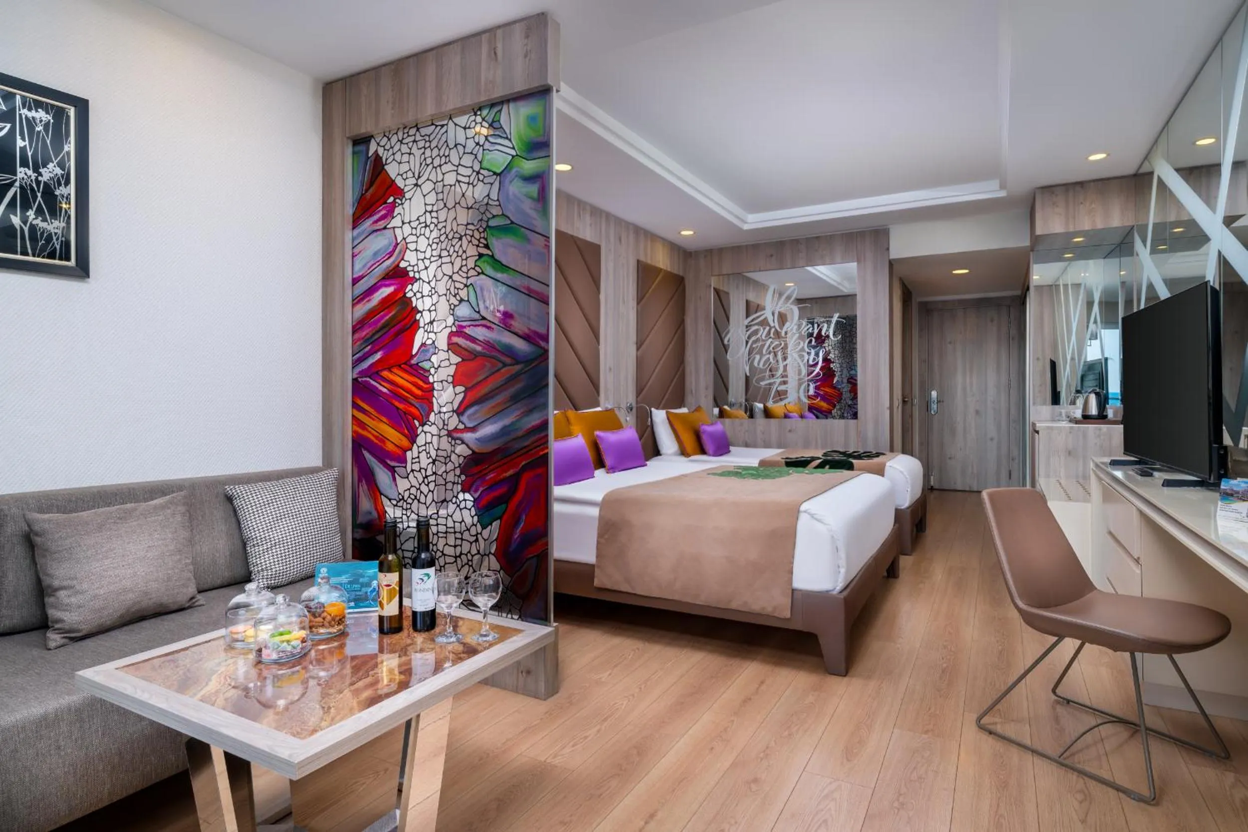 Bed in Delphin BE Grand Resort