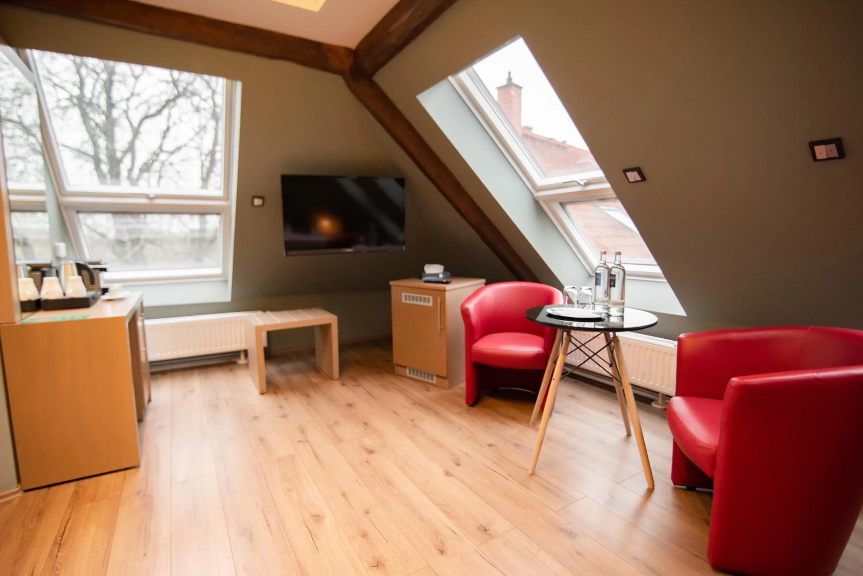 TV and multimedia in Zum grünen Baum Hotel Frankfurt Airport