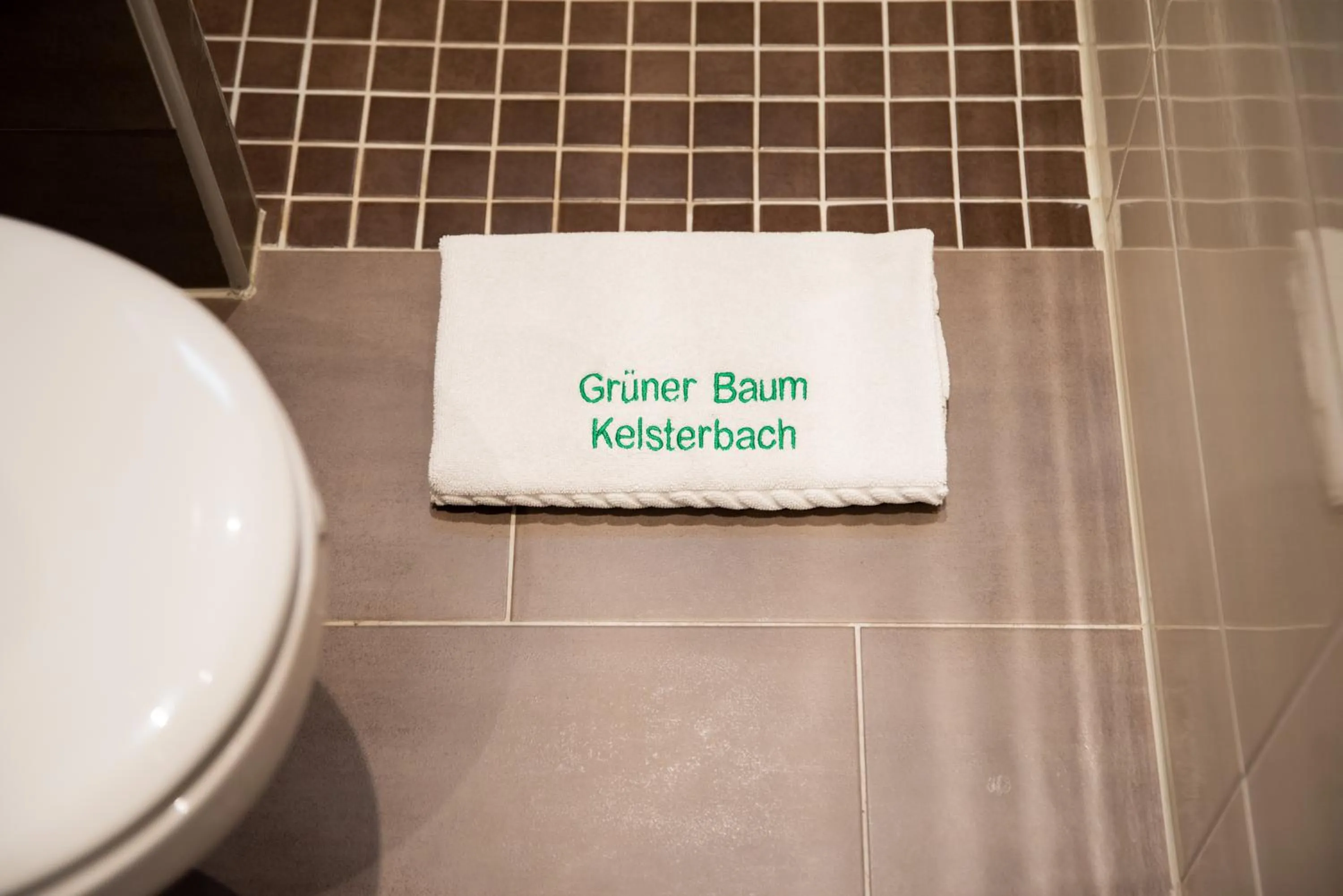 Bathroom in Zum grünen Baum Hotel Frankfurt Airport