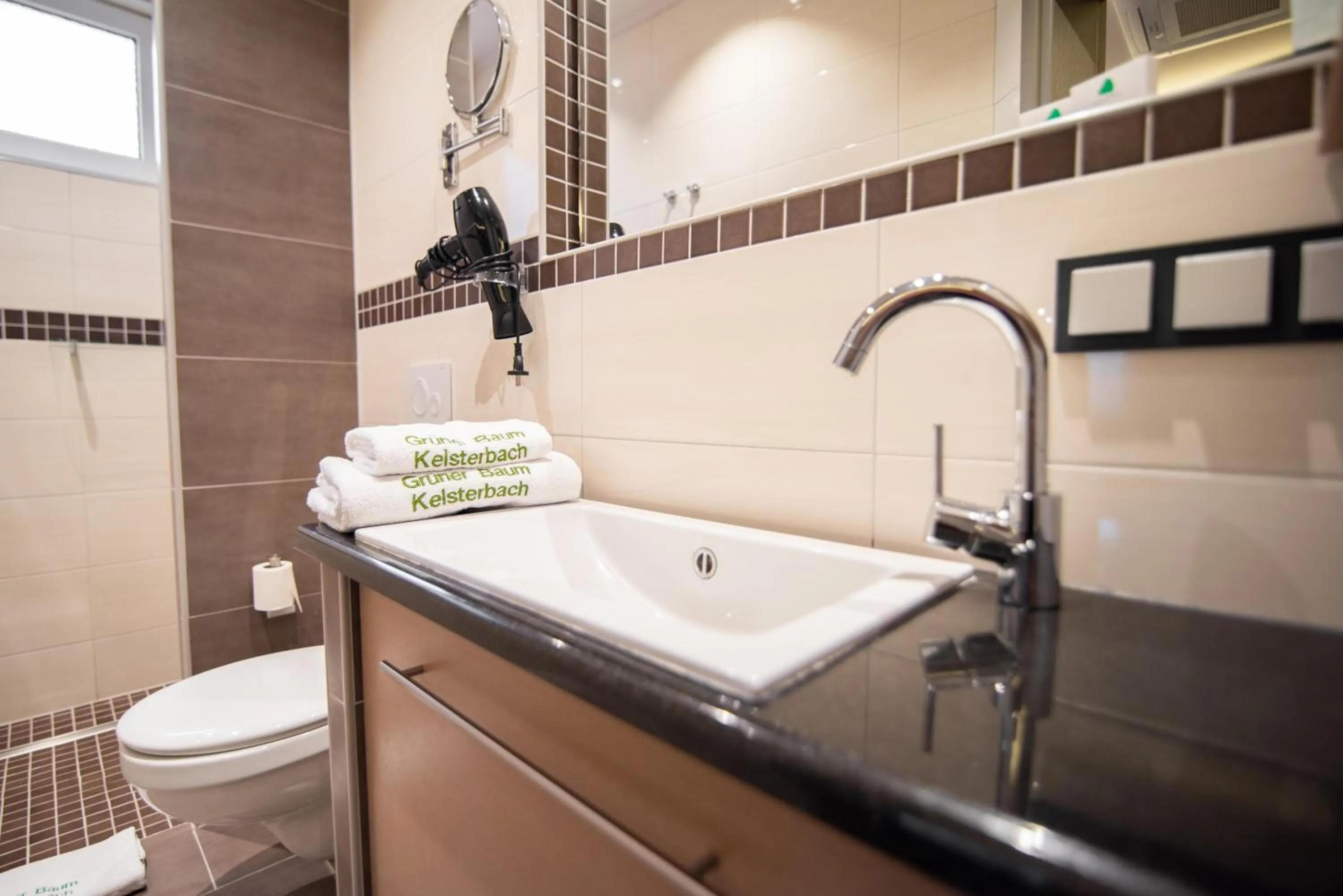 Toilet in Zum grünen Baum Hotel Frankfurt Airport