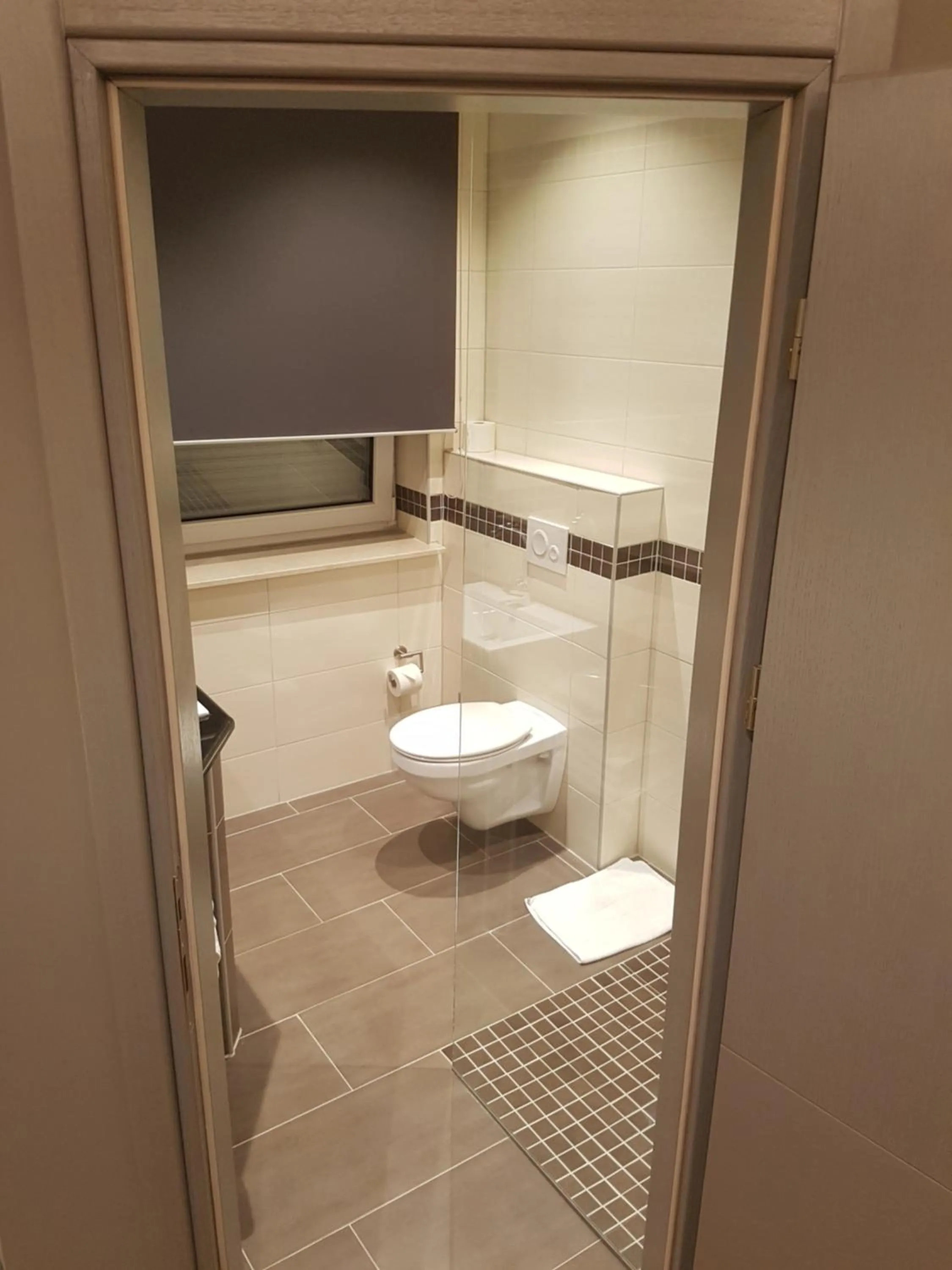 Shower in Zum grünen Baum Hotel Frankfurt Airport