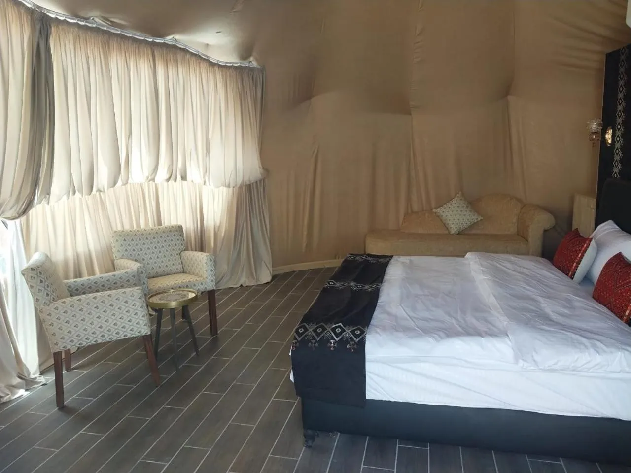 Bed in Captains Desert Camp