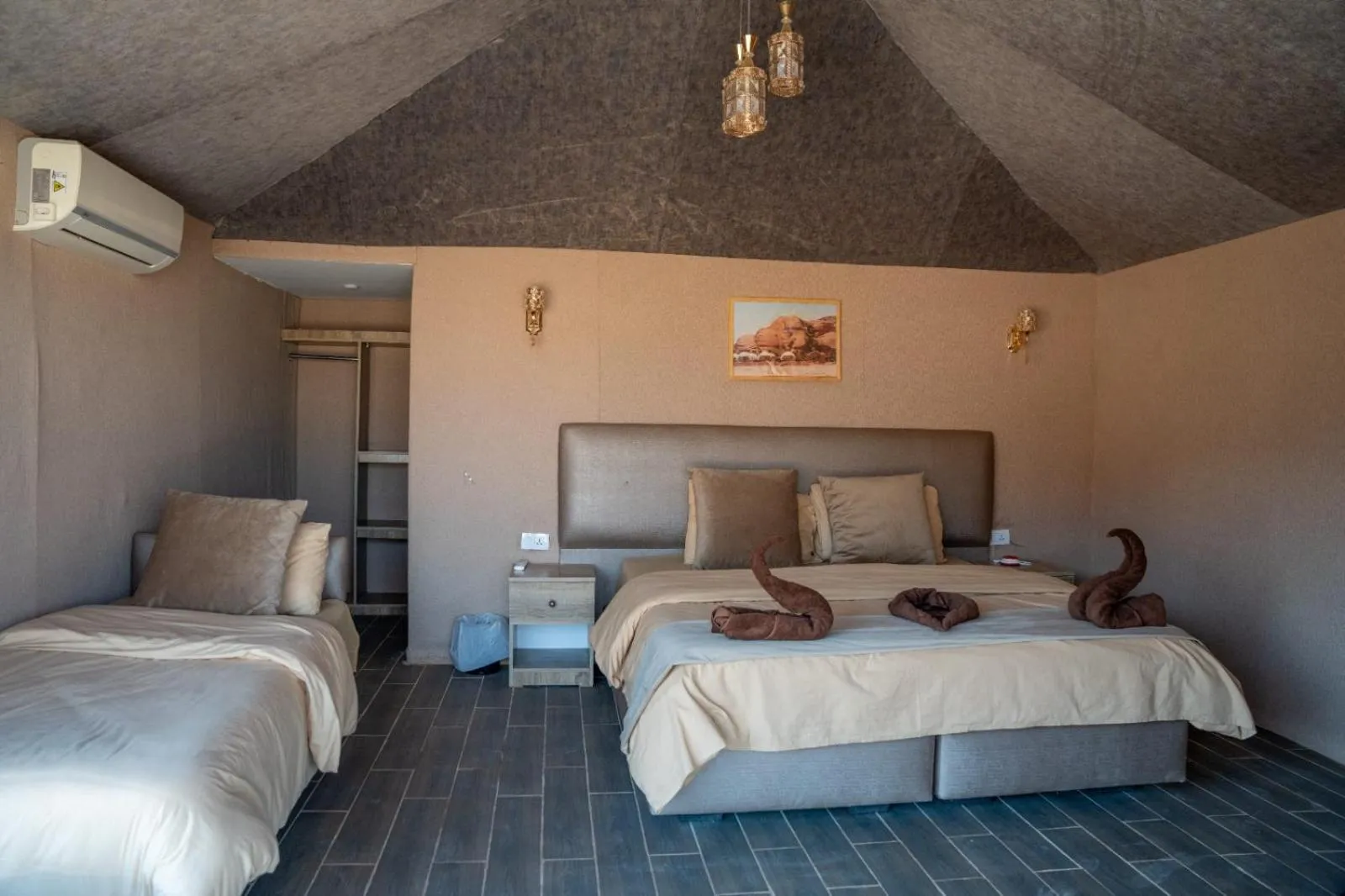 Bed in Captains Desert Camp