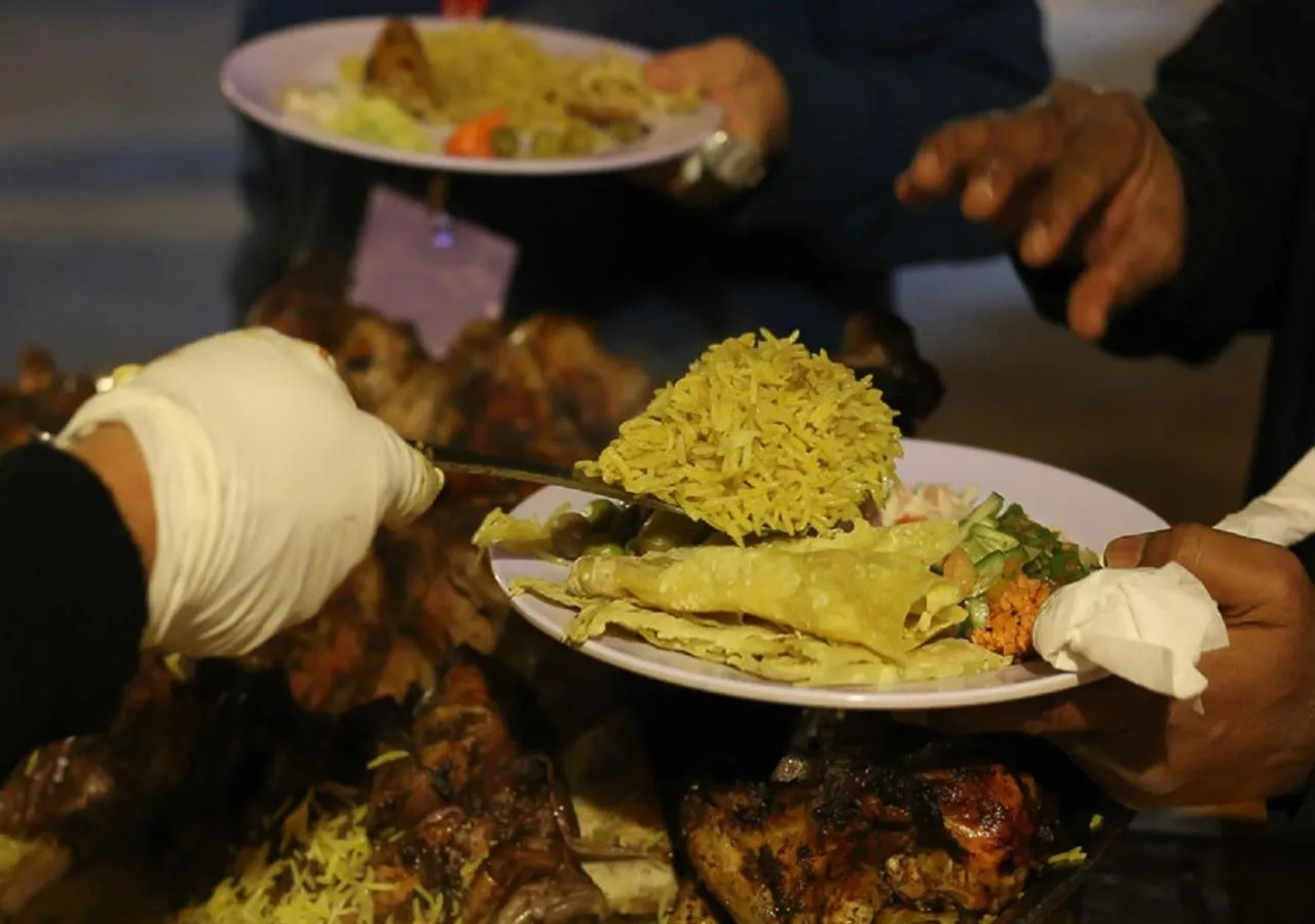 People in Captains Desert Camp