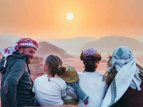 People in Captains Desert Camp