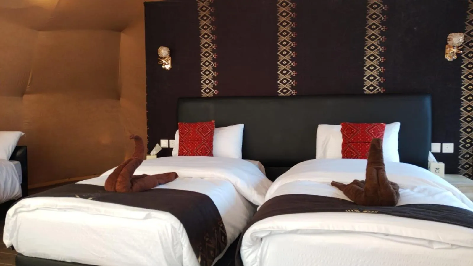 Bed in Captains Desert Camp