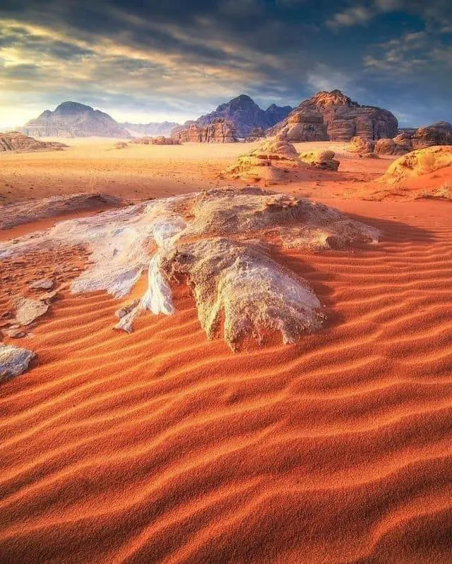 Natural landscape in Captains Desert Camp