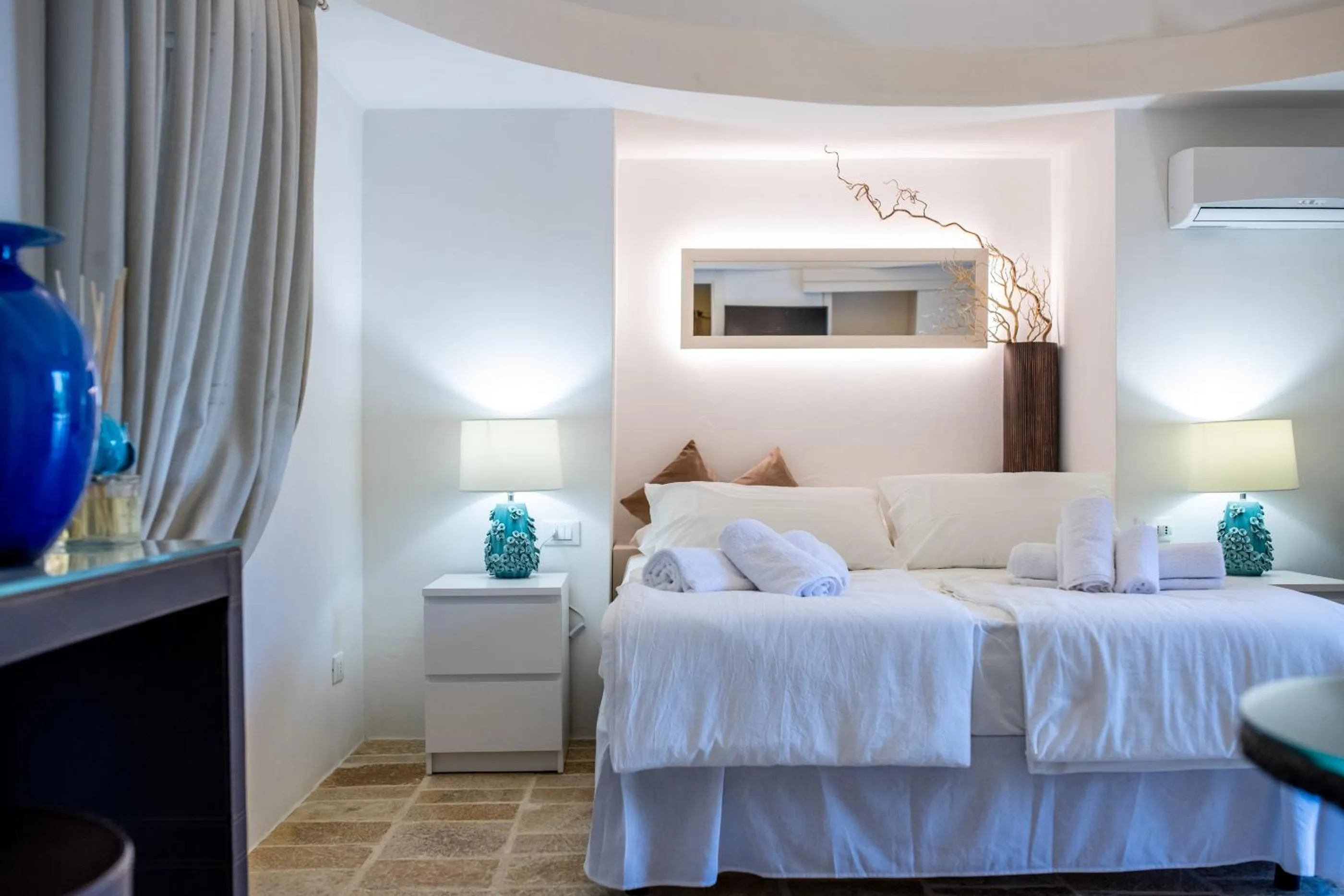 Bed in B&B Trulli Moonlight da Grace